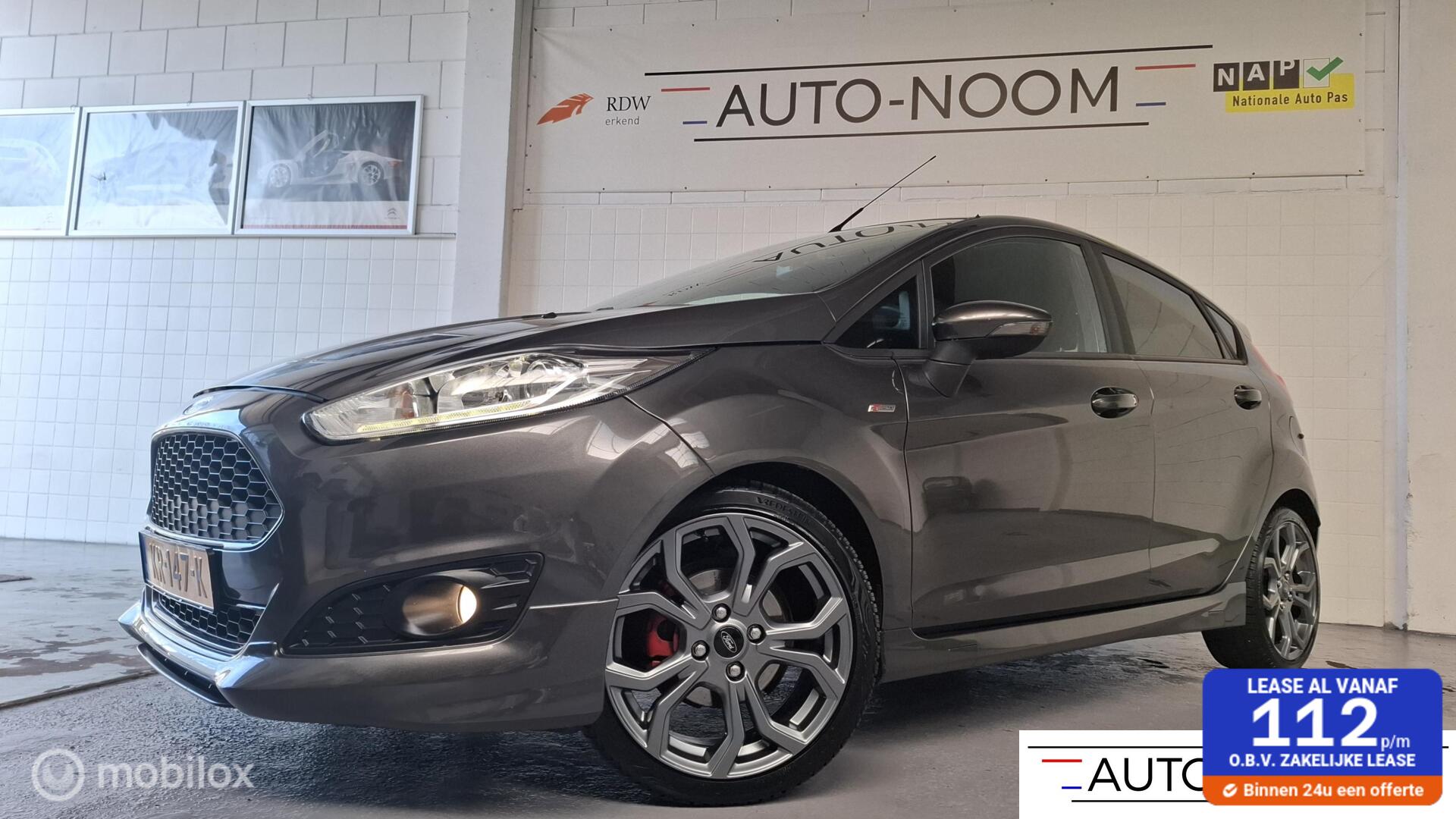 Ford Fiesta 1.0 EcoBoost ST Line NL-AUTO/NAP/LED/CLIMA/PDC/17" 2016 - voorkant