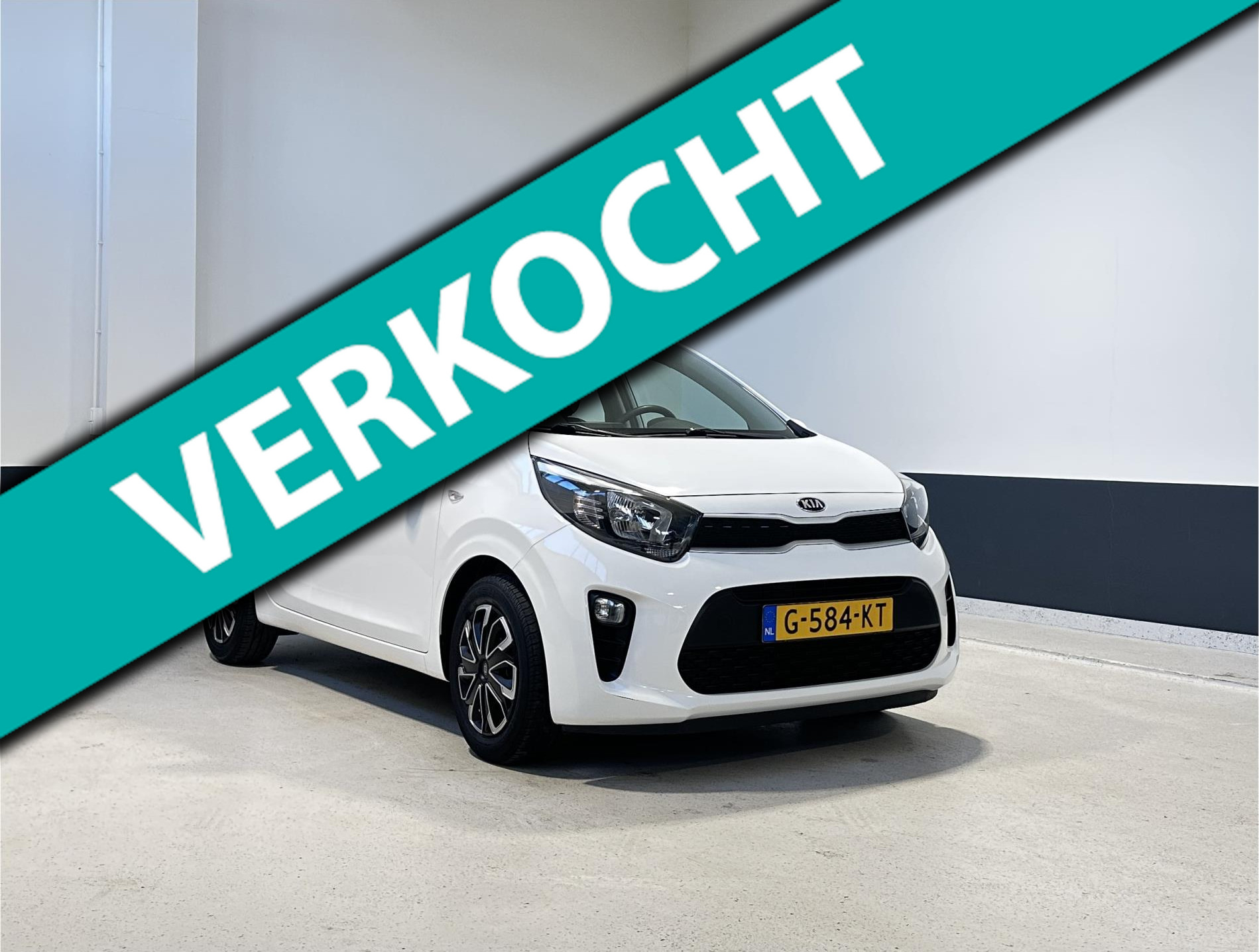 Kia Picanto 1.0 MPi ComfortPlusLine | 1 Eig | Apple Carplay/ Android auto| Navigatie| Camera | NL | 2019 - voorkant