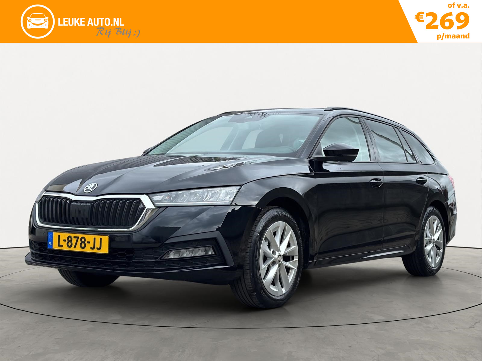 Skoda Octavia 1.0 e-TSI 110PK Automaat Business 2021 - voorkant