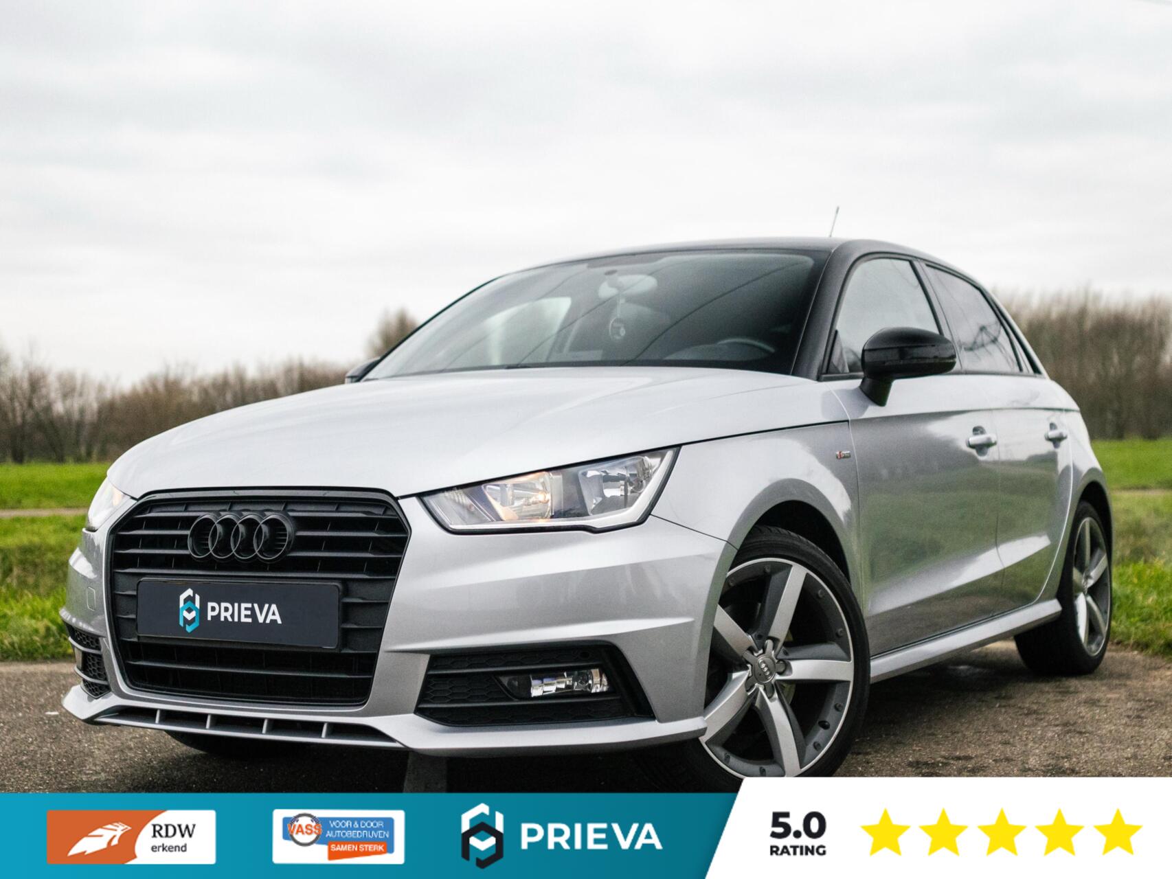 Audi A1 Sportback 1.4 TFSI S-Line 125Pk Optiek zwart+ 2017 - voorkant
