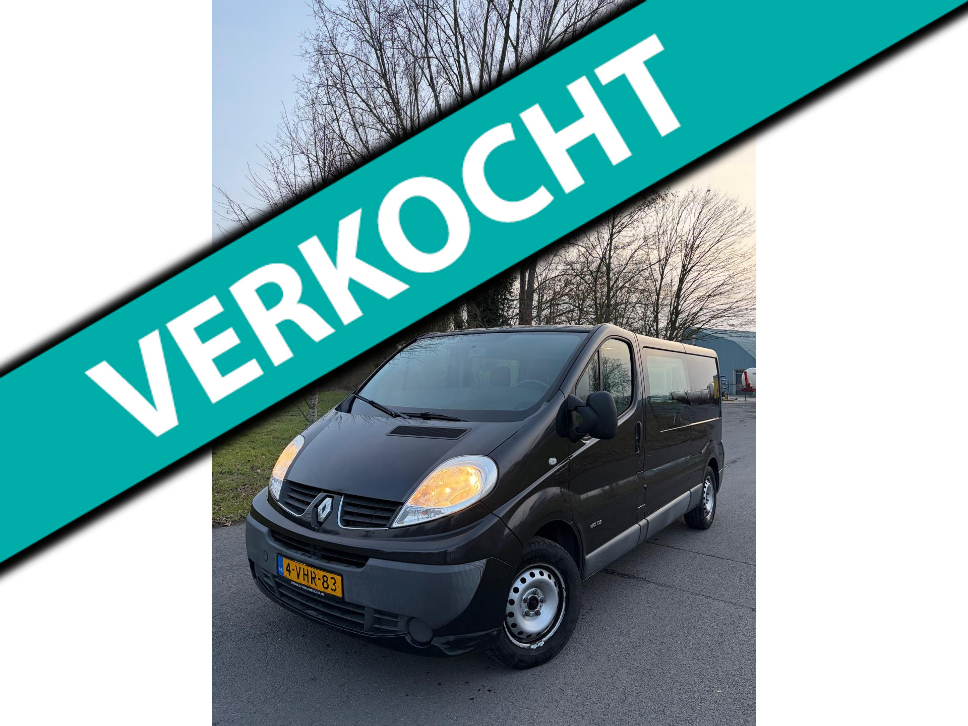 Renault Trafic T29 L2/h1 2.0 Dci Q 84kw E4 2.0 dCi T29 L2H1 Rolstoelbus. Automaat, Nap 2010 - voorkant