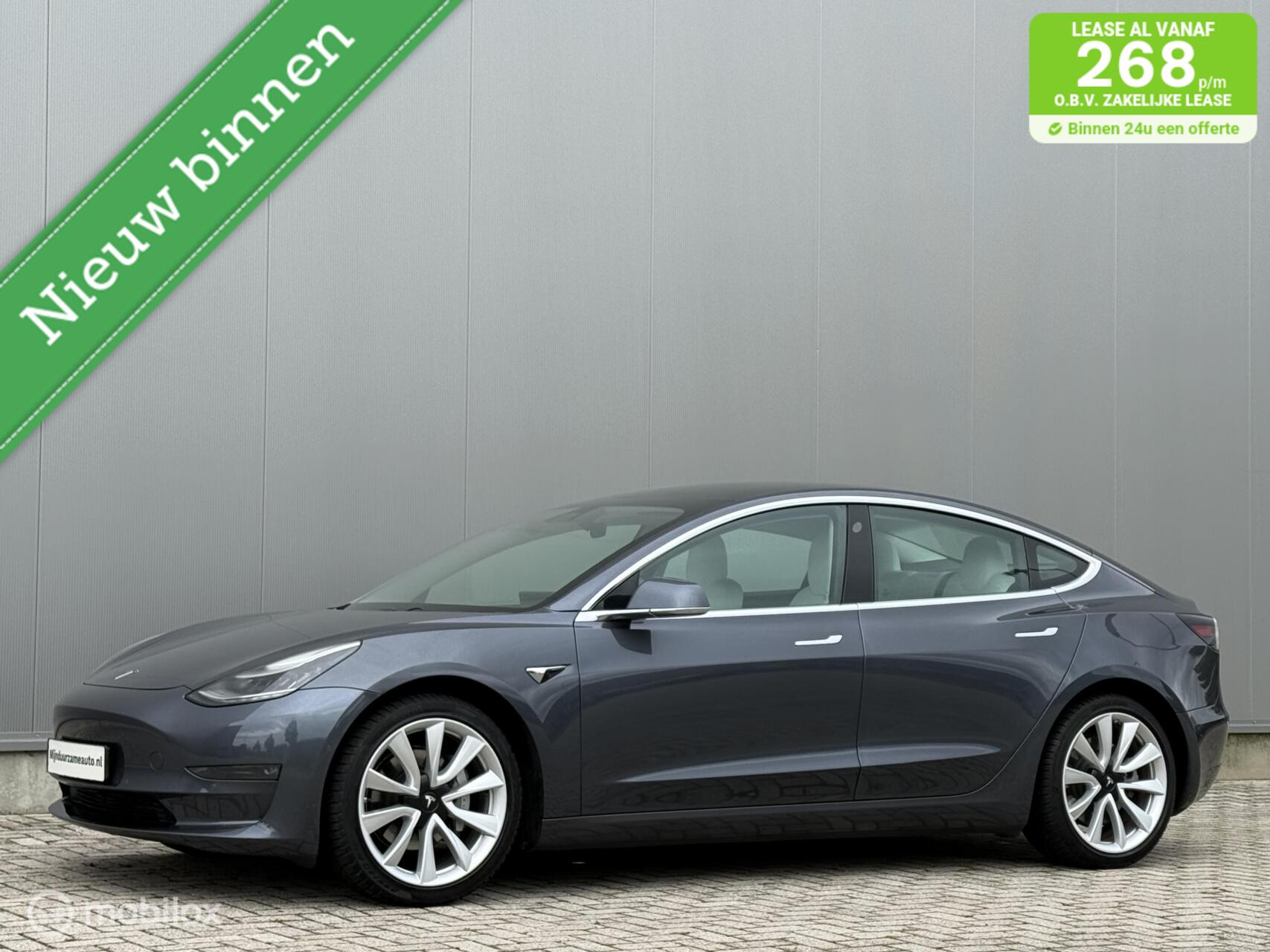 Tesla Model 3 Long Range AWD 75 kWh - incl BTW - 86% SOH 2019 - voorkant