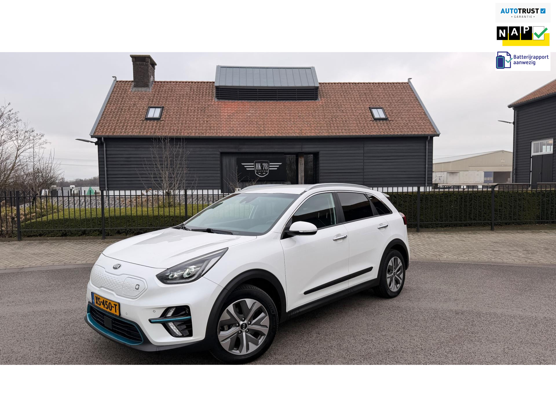 Kia Niro ExecutiveLine 64 kWh SOH 100% LEER NAVI CAMERA APPLE CARPLY 2019 - voorkant
