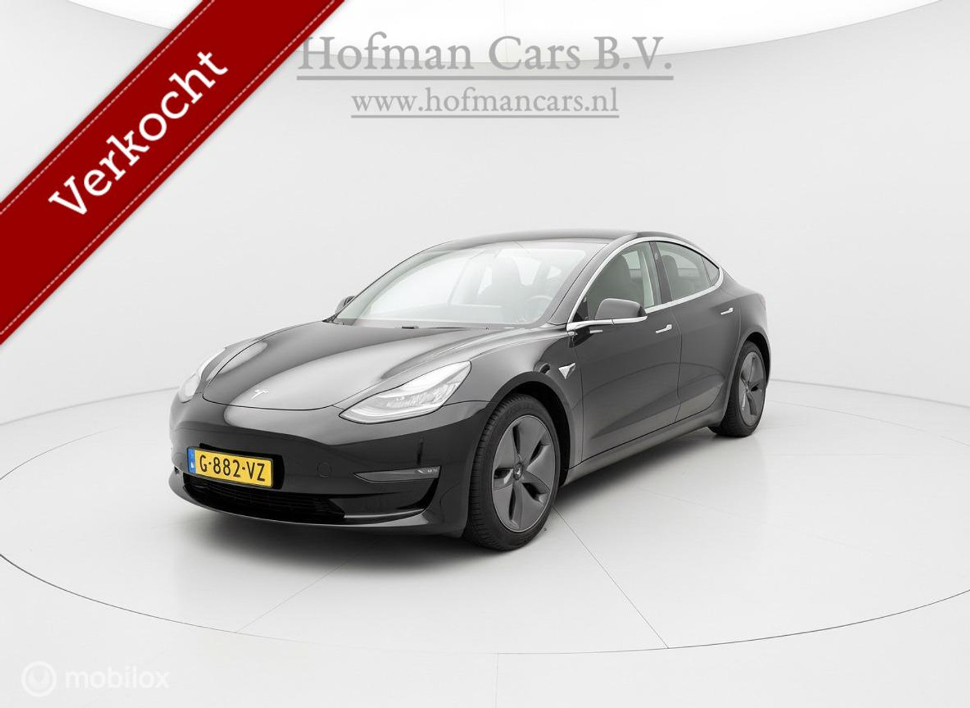 Tesla Model 3 Long Range | AWD | 75 kWh | 2019 | Dual Motor | TREKHAAK | AUTOPILOT 2019 - voorkant