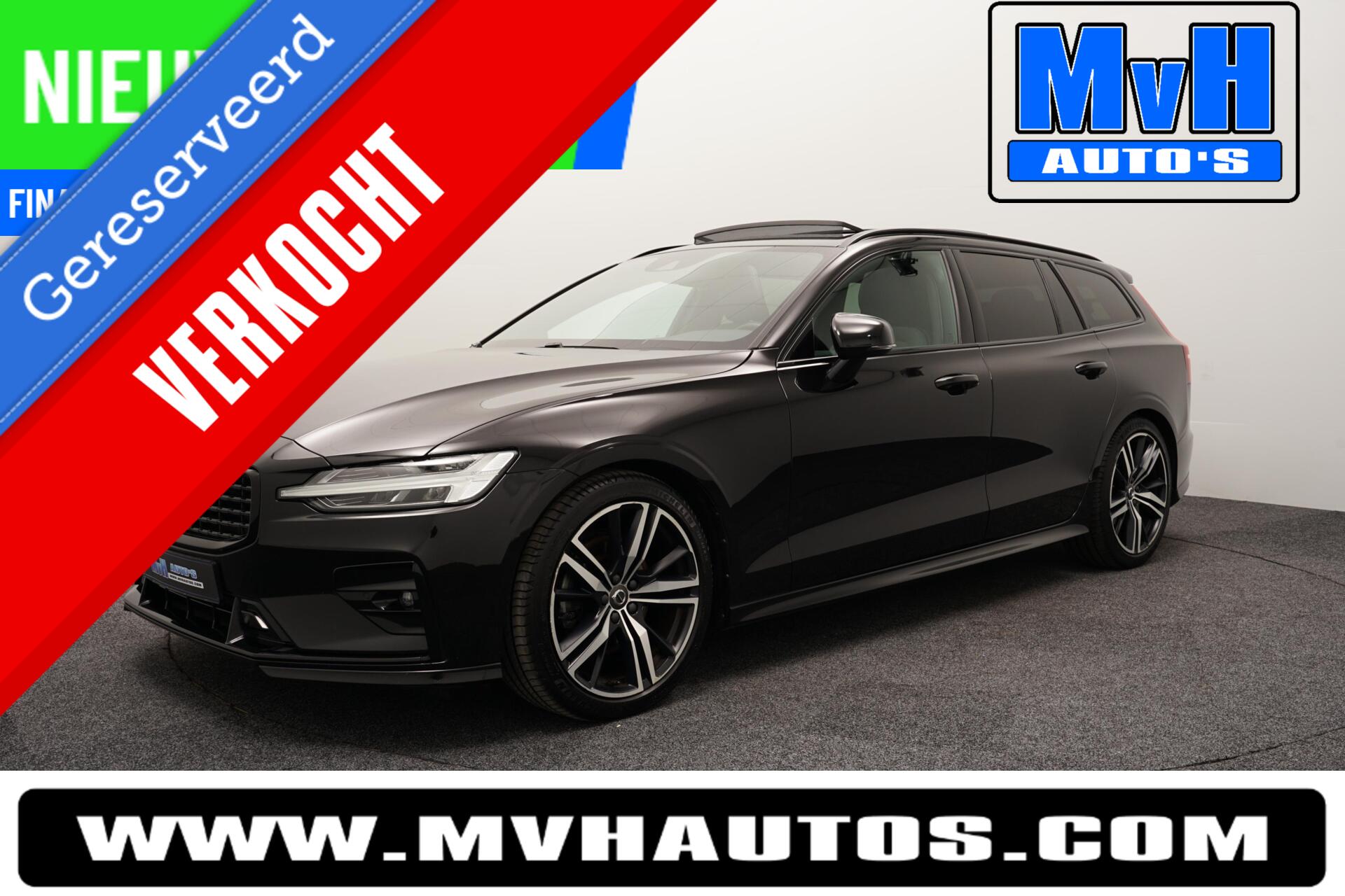 Volvo V60 2.0 B4 R-Design|PANO|H/K AUDIO|STOEL/STUUR.VERW|NAP 2020 - voorkant