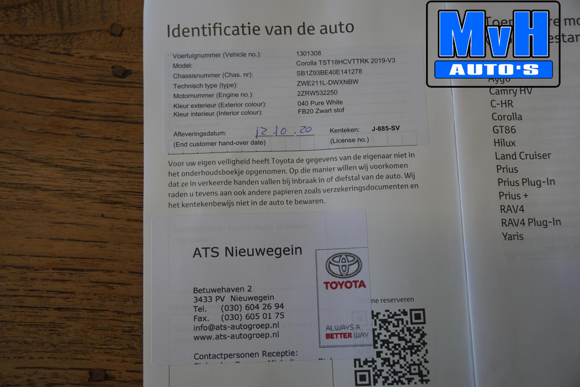 Foto van Toyota Toyota Corolla