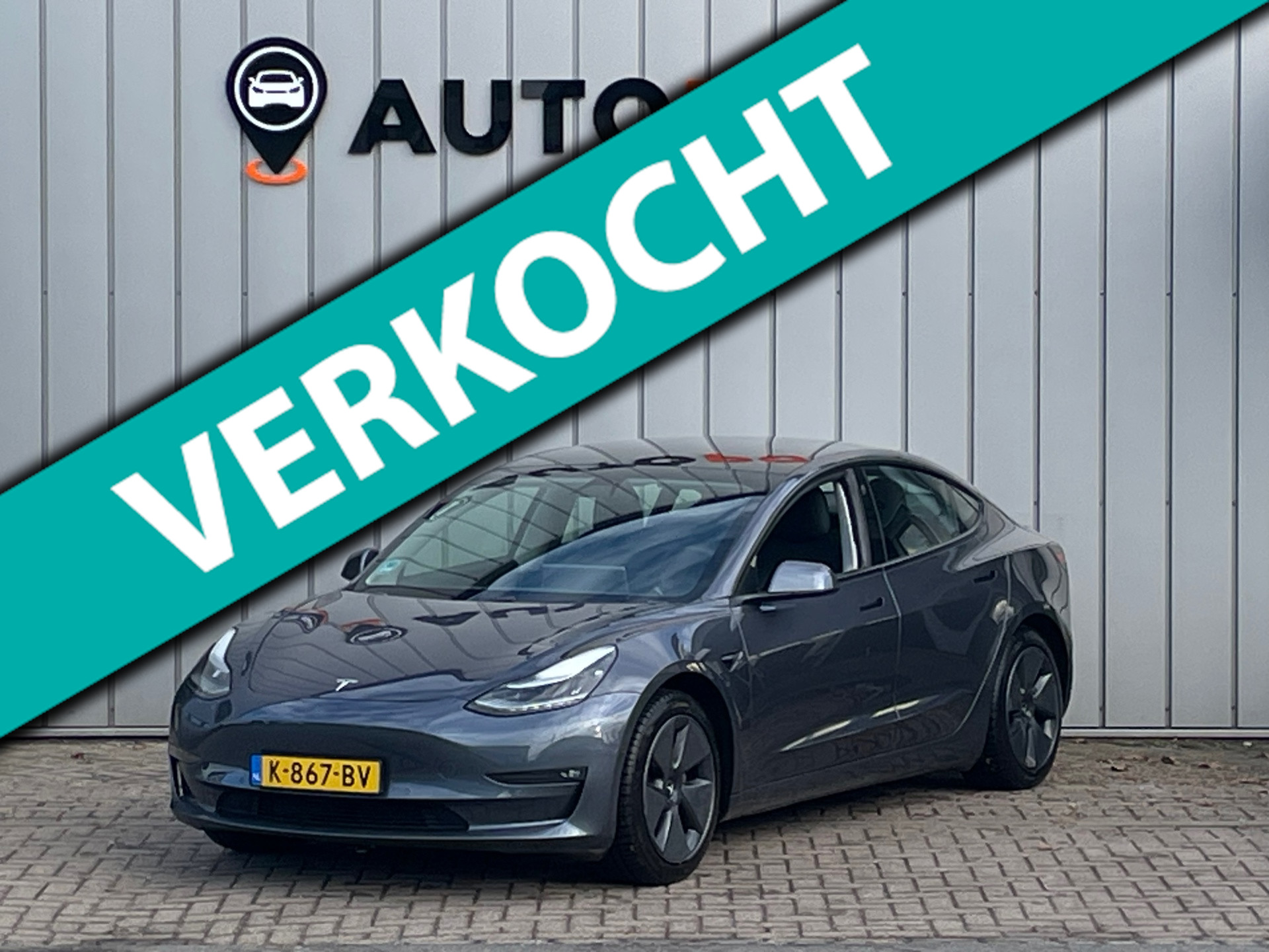Tesla Model 3 *FACELIFT* Long Range AWD 75 kWh DUAL MOTOR ORG NL AUTO 2020 - voorkant