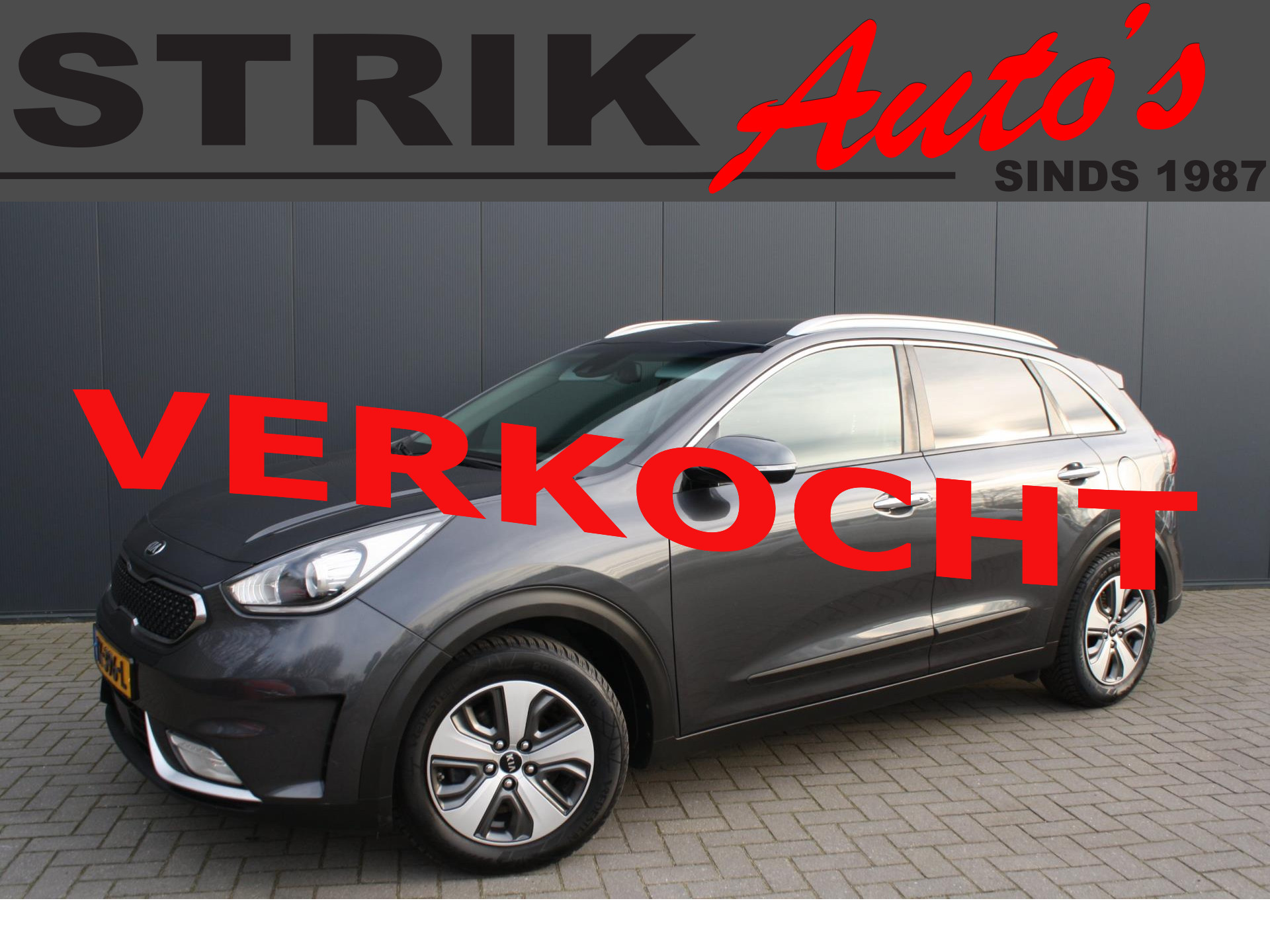Kia Niro 1.6 GDi Hybrid ExecutiveLine - LEDER- NAVIGATIE - CAMERA - TREKHAAK 2018 - voorkant