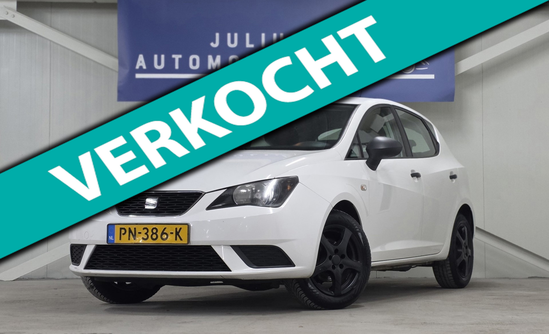 Seat Ibiza 1.4 Style Airco Navi Goed Onderhouden Garantie Mooi! 2012 - voorkant