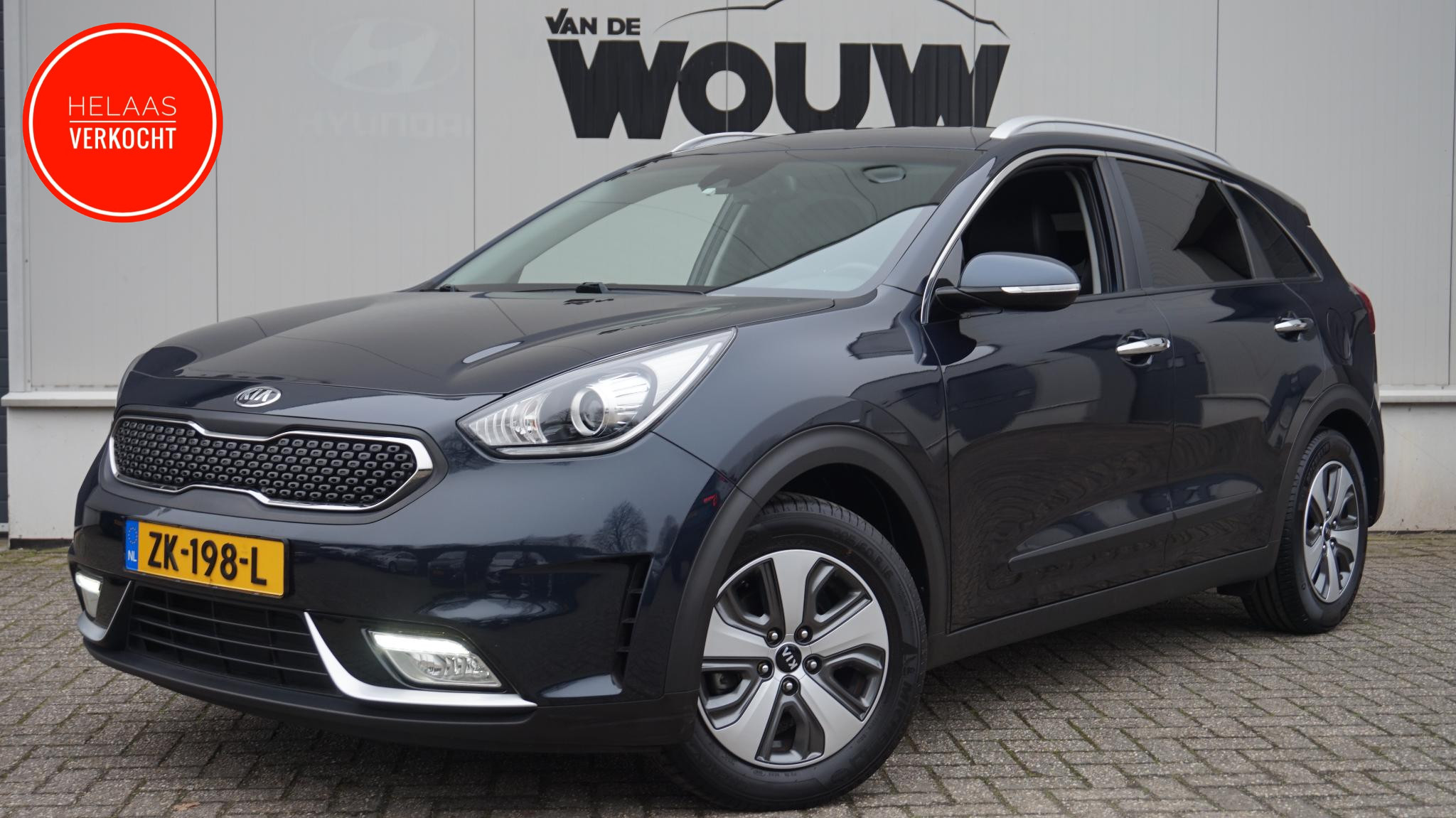 Kia Niro 1.6 GDi Hybrid DynamicLine Automaat Trekhaak 2019 - voorkant