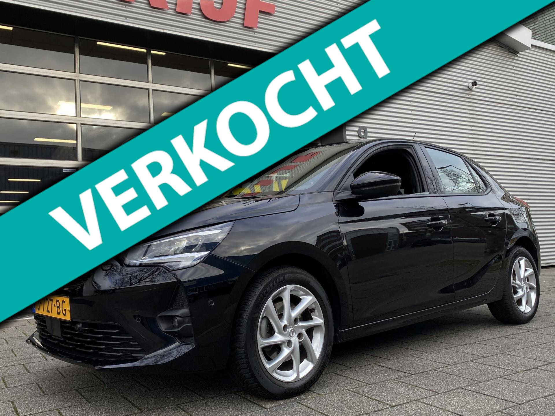 Opel Corsa 1.2 GS Line - 101PK - Apple CarPlay I Airco I PDC/Achteruitrij camera I Sport interieur & Velgen I Dealer onderhouden 2020 - voorkant
