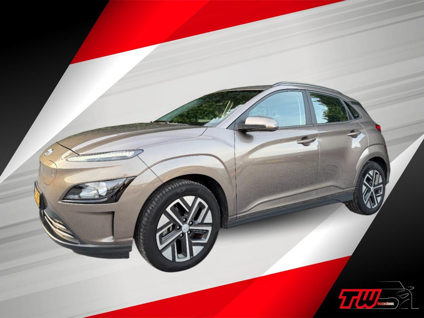 Hyundai Kona EV Comfort 64 kWh SOH 100% FACELIFT|CARPLAY|NAP 2021 - voorkant