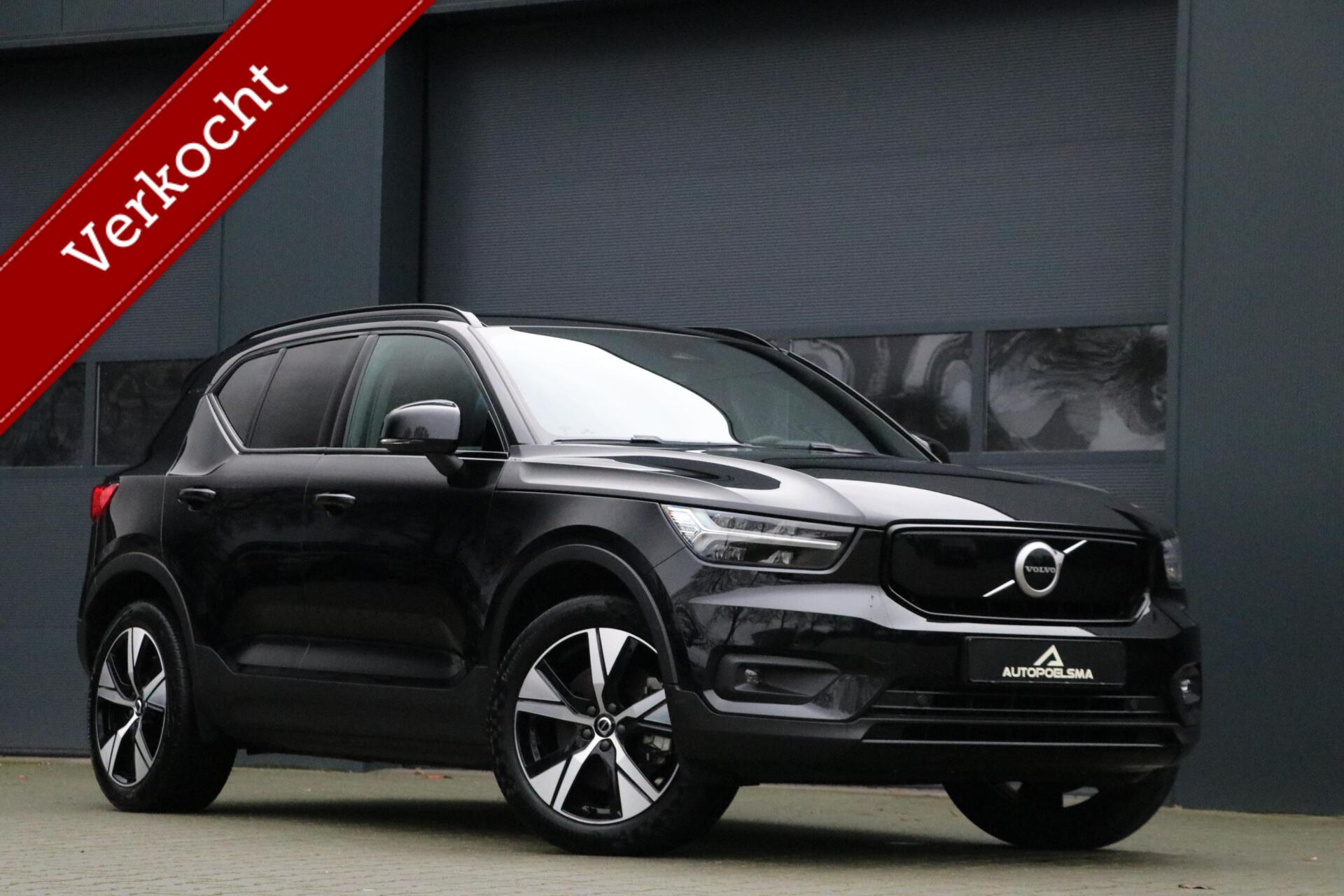 Volvo XC40 Recharge P8 AWD |R-DESIGN| AdaptiveCruise PilotAssist AppleCarplay Sportzetels Leder/Alcantara PrivacyGlass 80000KM BJ2021 2021 - voorkant