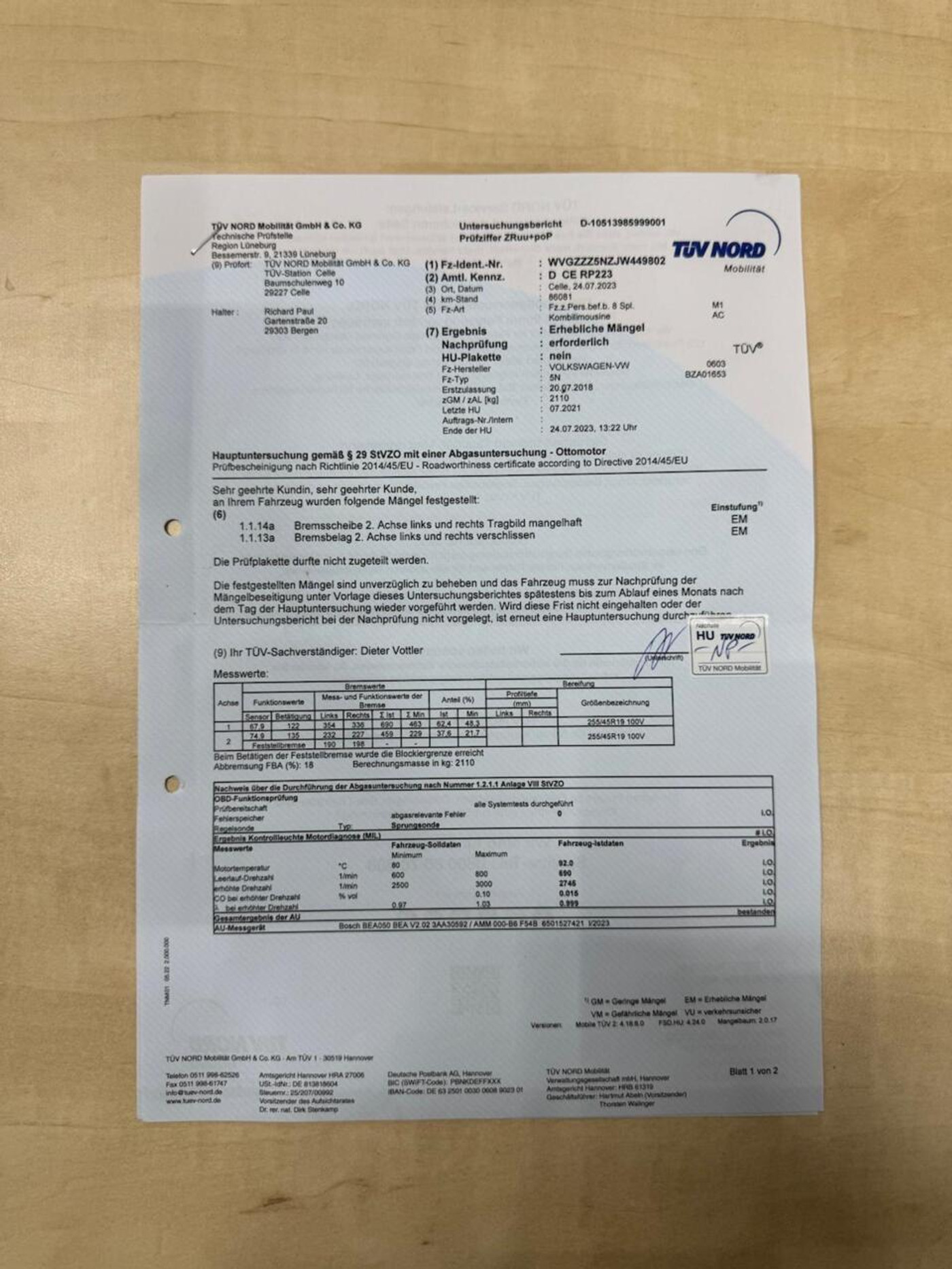 Foto van Volkswagen Tiguan
