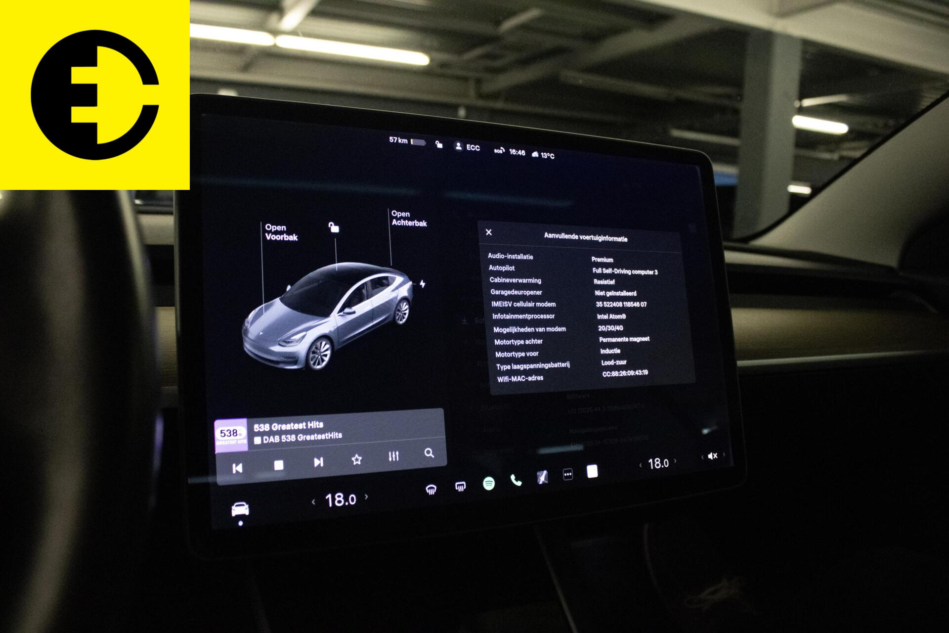 Foto van Tesla Model 3