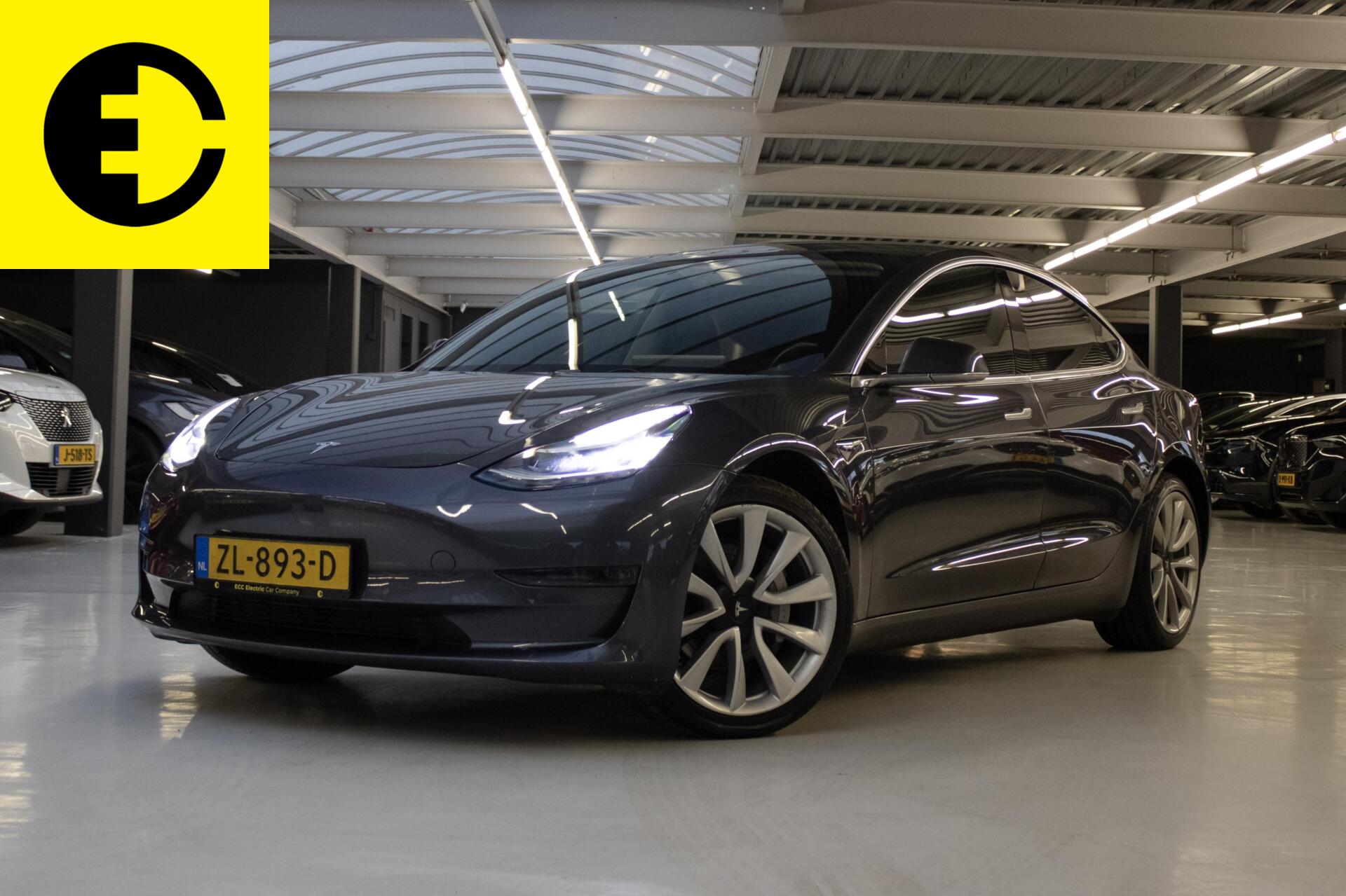 Tesla Model 3 Long Range AWD 75 kWh | SOH 90,5%  | Premium audio | Stoelverwarming 2019 - voorkant