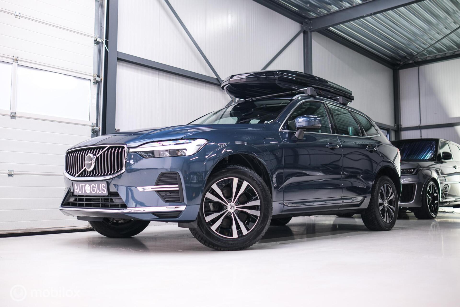 Volvo Xc60 2.0 T6 Plug-in hybrid AWD Recharge 340 pk | Trekhaak | Facelift interface | Panoramadak | incl dakkoffer | NL NAP auto | 2021 - voorkant