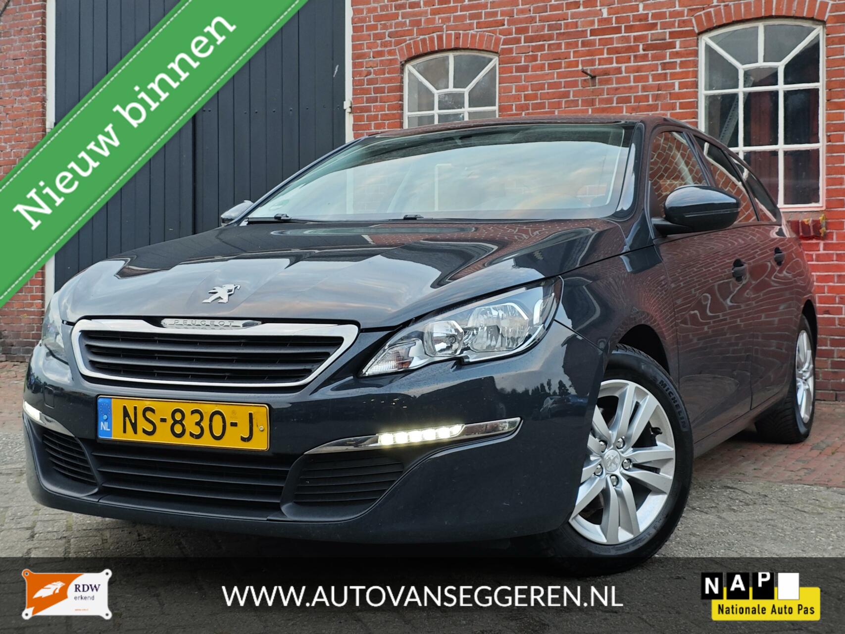 Peugeot 308 1.6 BlueHDI - Trekhaak / Cruise/Clima / Navi 2017 - voorkant