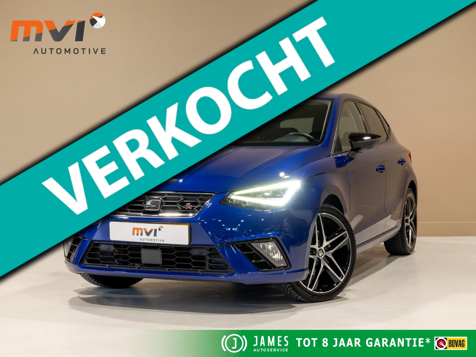 Seat Ibiza 1.0 TSI FR Business Intense / 116pk / Adaptieve Cruise / Klimaatregeling / Airco / Navigatie / Apple Carplay 2018 - voorkant