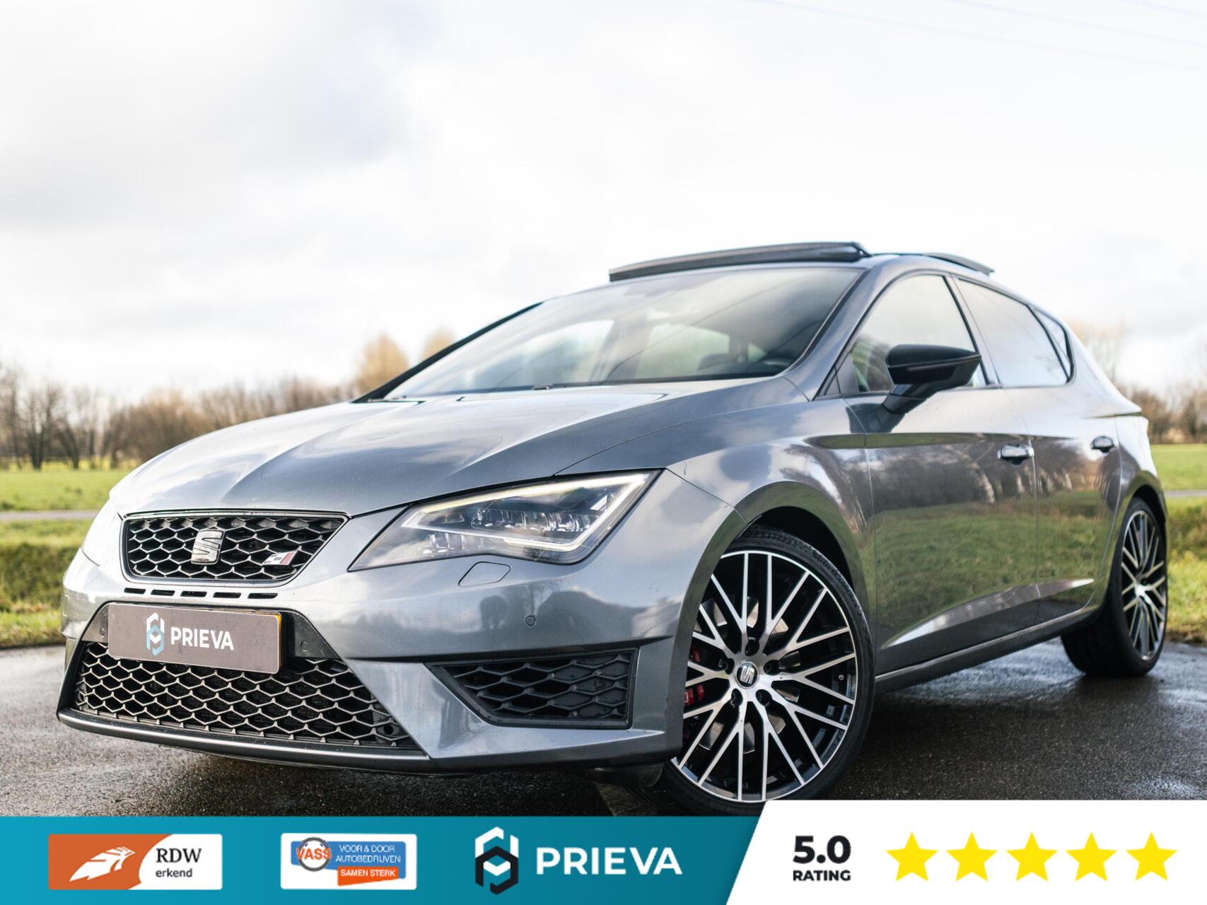 Seat Leon 2.0 TSI Cupra 280 - Pano - Stage 2 407Pk klepsysteem 2014 - voorkant