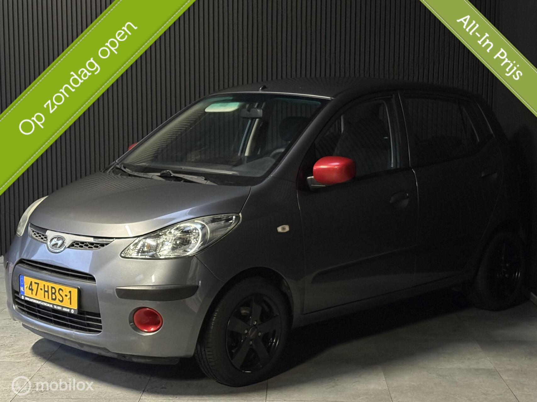 Hyundai I 10 1.1 i-Catcher - Automaat - Airco - Nap - 2008 - voorkant