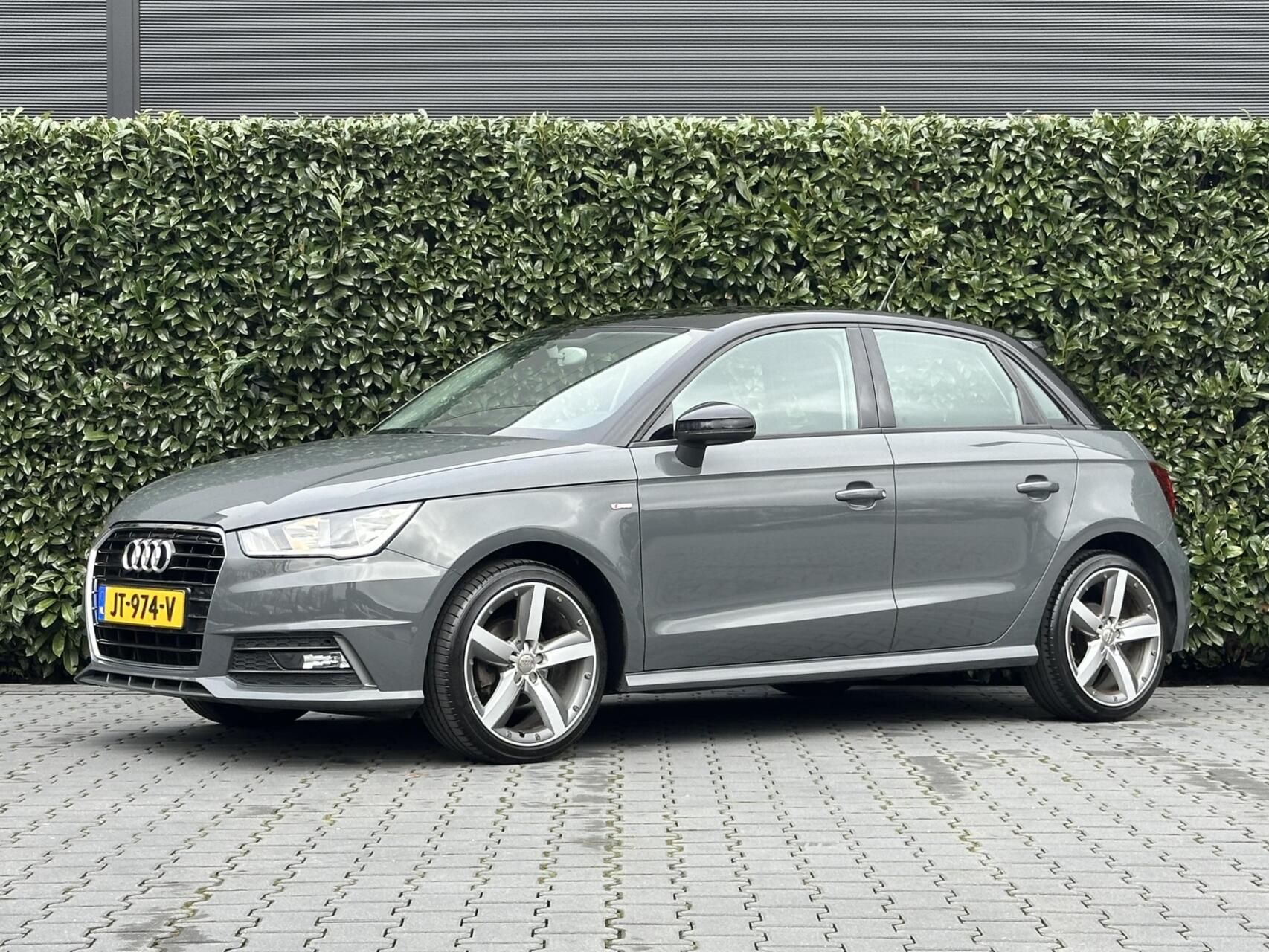 Audi A1 Sportback 1.0 TFSI Sport Pro Line S, FACELIFT, S-LINE, TWO-TONE, NL AUTO, NAP LOGISCH, AIRCO, NAVI, CRUISE, ELEKTRISCHE RAMEN, LICHTMETAAL 17" 2016 - voorkant