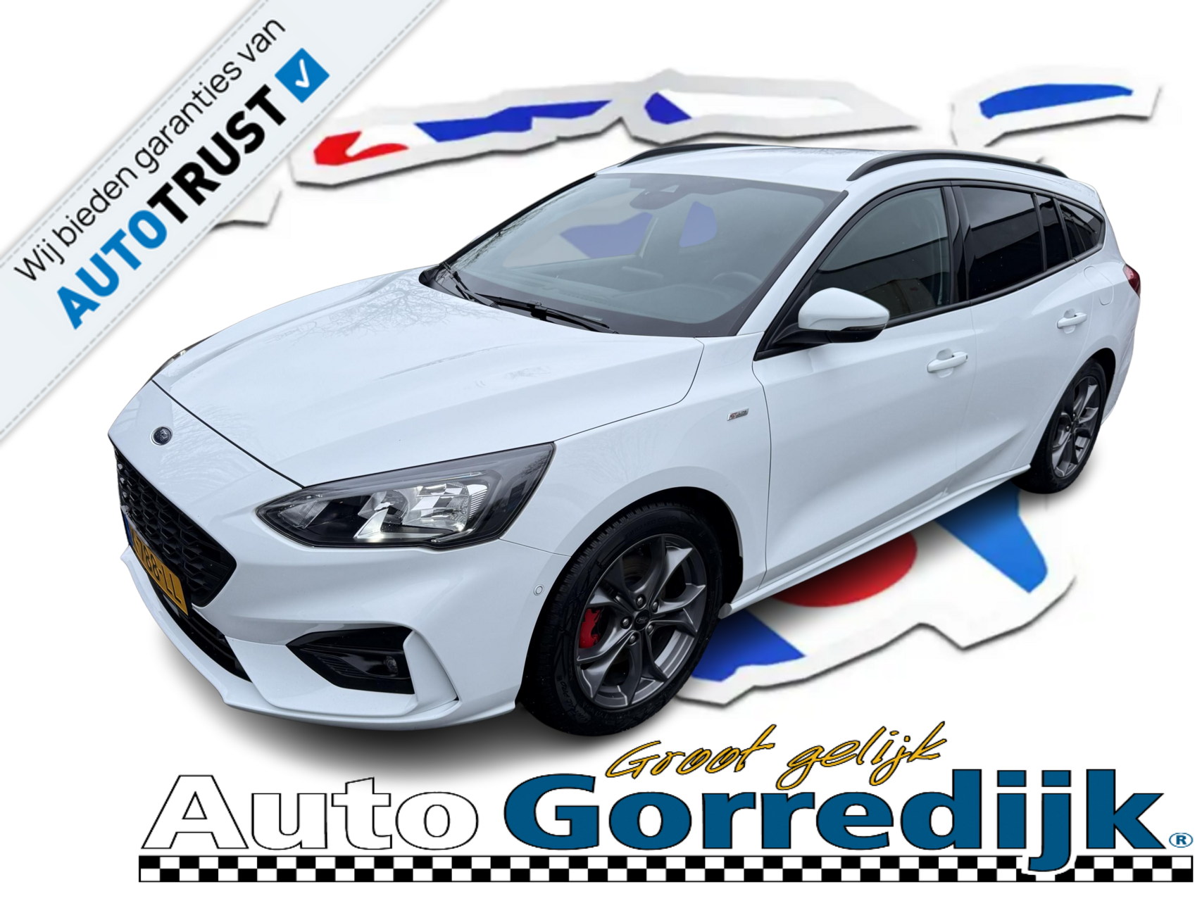 Ford Focus 1.0 EcoBoost Hybrid Titanium X Business DIGIDASH,NAVI,ECC, 2021 - voorkant