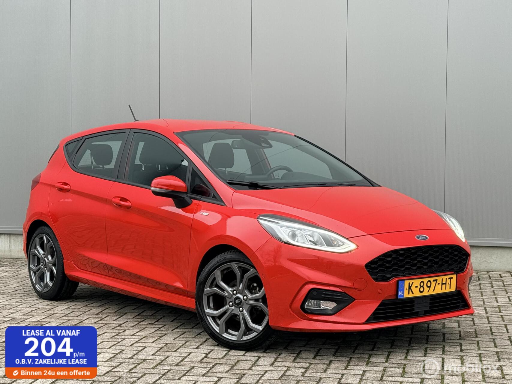 Ford Fiesta 1.0 EcoBoost Hybrid ST-Line X - BTW - 2020 - voorkant