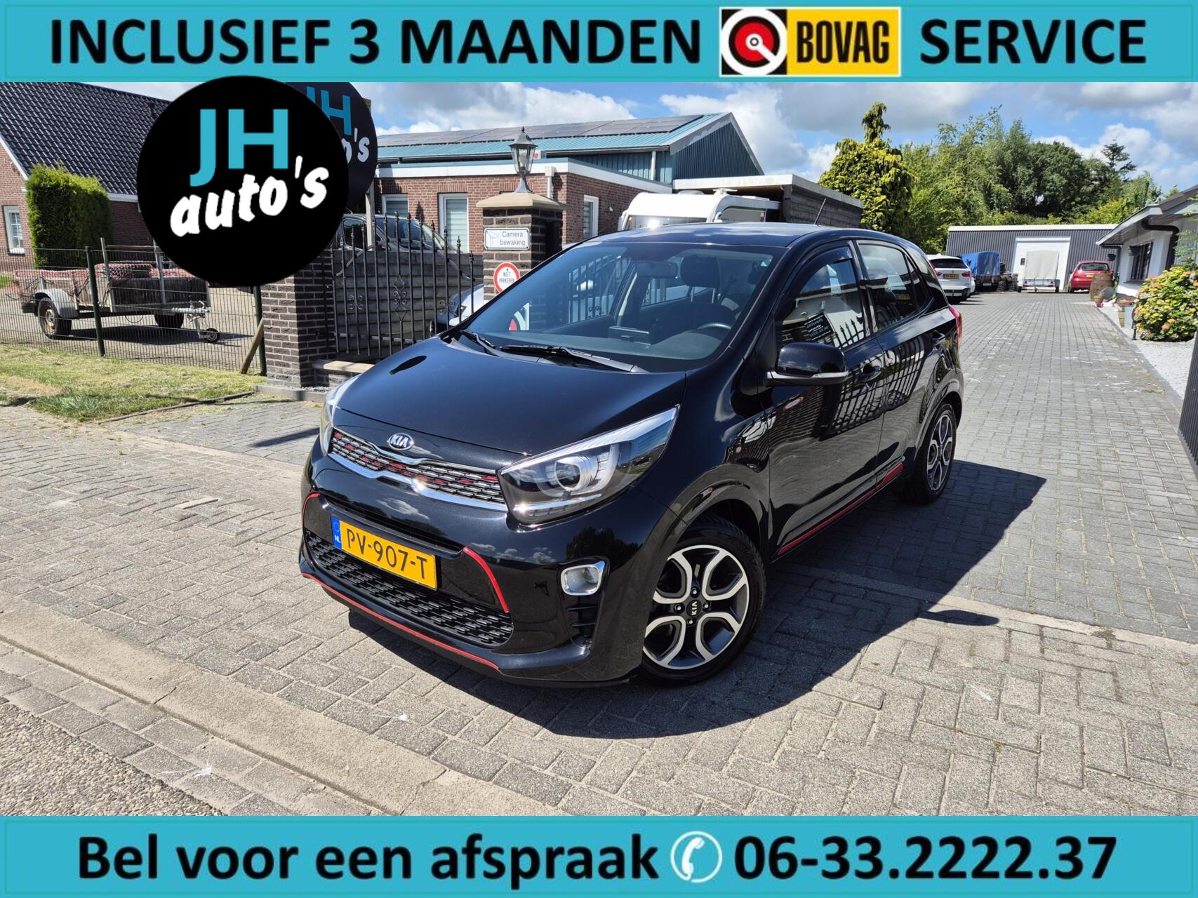 Kia Picanto 1.0 CVVT Dynamic Plus NAVI|C-PLAY|CRUISE|CAM|LED 2017 - voorkant