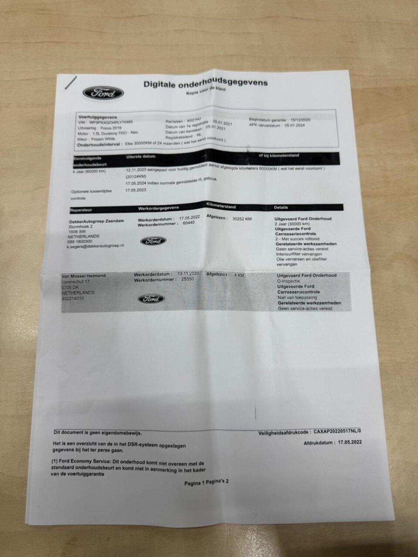 Foto van Ford Fiesta