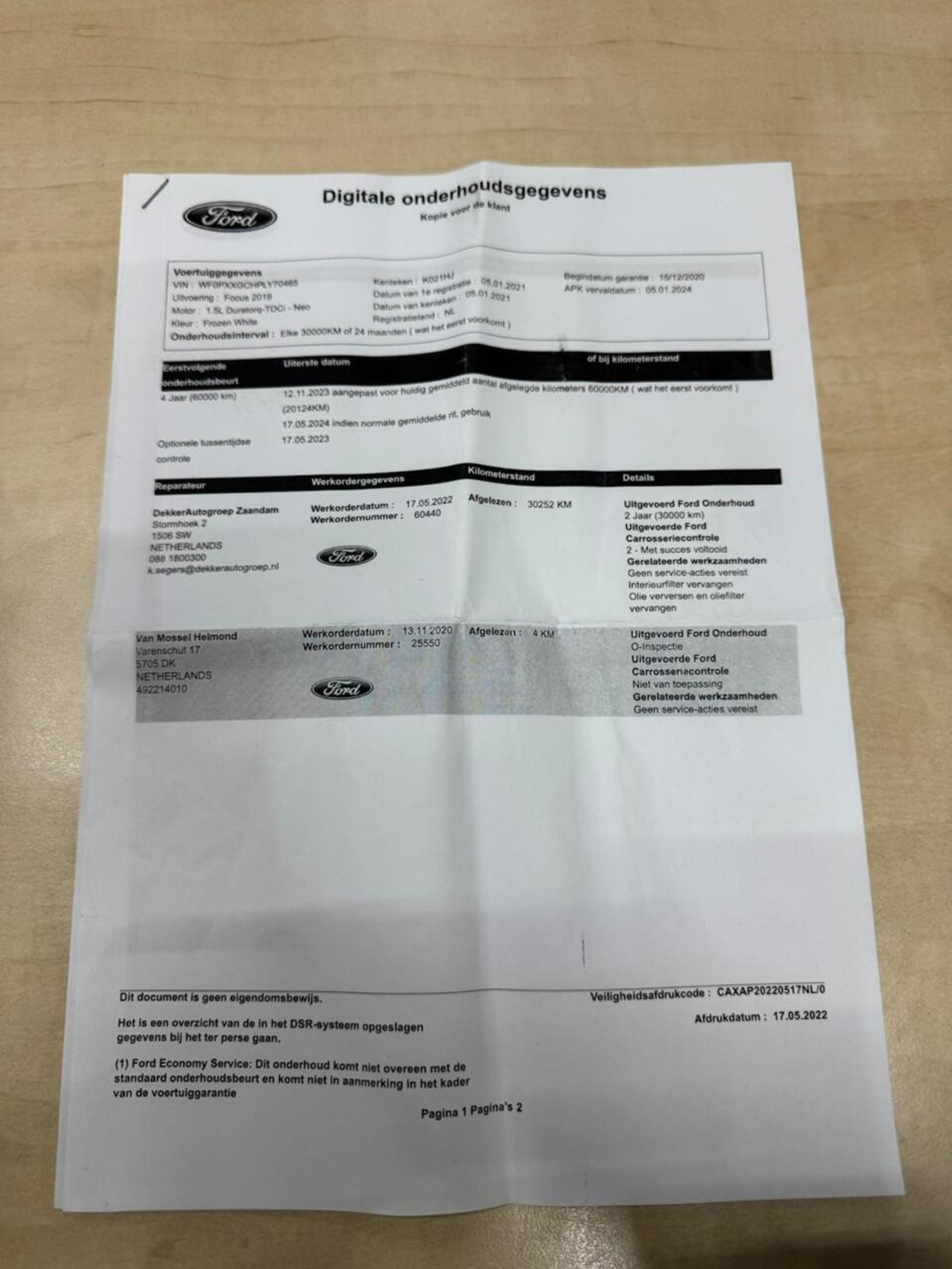 Foto van Ford Fiesta