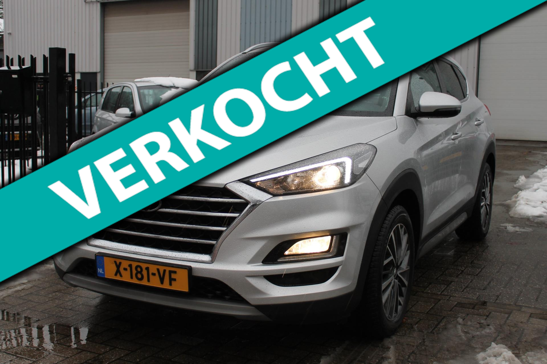 Hyundai Tucson 1.6 T-GDI Premium Keyless Facelift Leer Navi Trekhaak! 2019 - voorkant