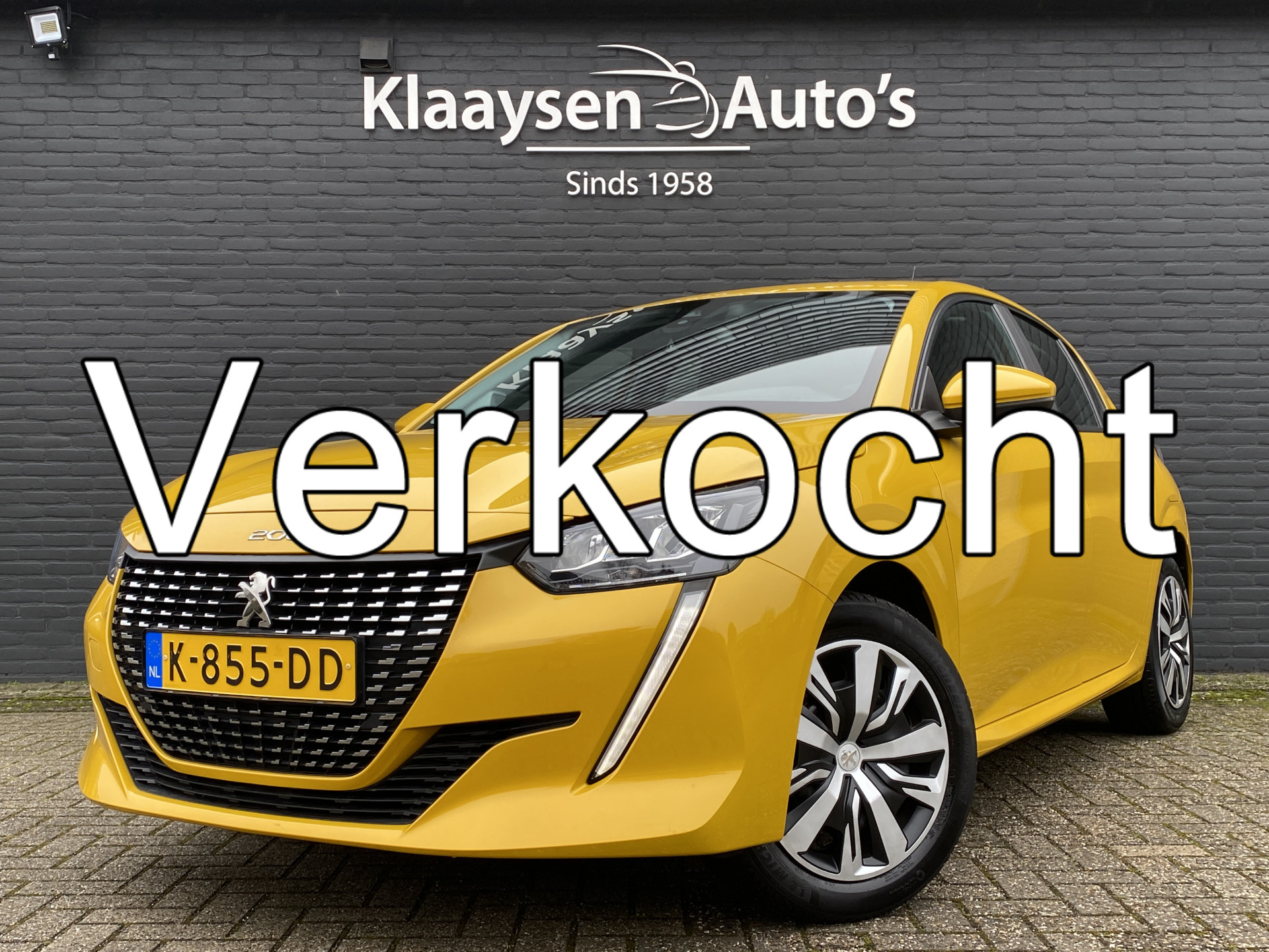 Peugeot 208 1.2 PureTech Active | 1e eigenaar | dealer onderh. | apple carplay | airco | cruise control | led koplampen | 23.000 KM 2020 - voorkant
