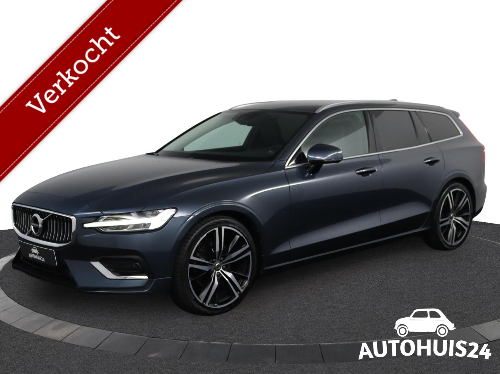 Volvo V60 2.0 T4 Inscription 2019 TREKHAAK|ACC|LEDER|LED|20" 2019 - voorkant