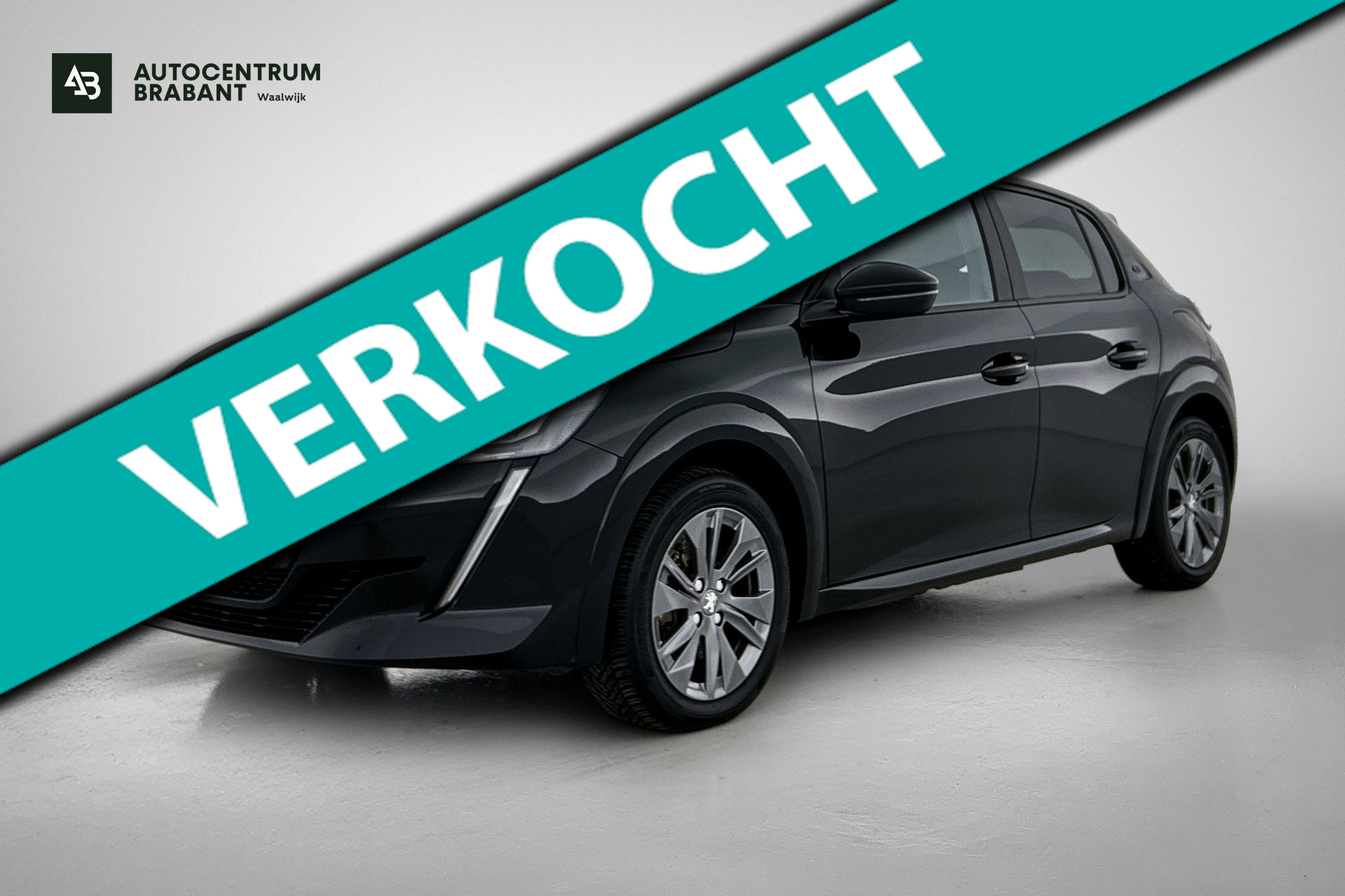 Peugeot 208 EV Active Pack 50 kWh(NL-auto, Navi, Parkeersensoren, Lane Assist, Cruise Con, Airco, Etc) 2022 - voorkant