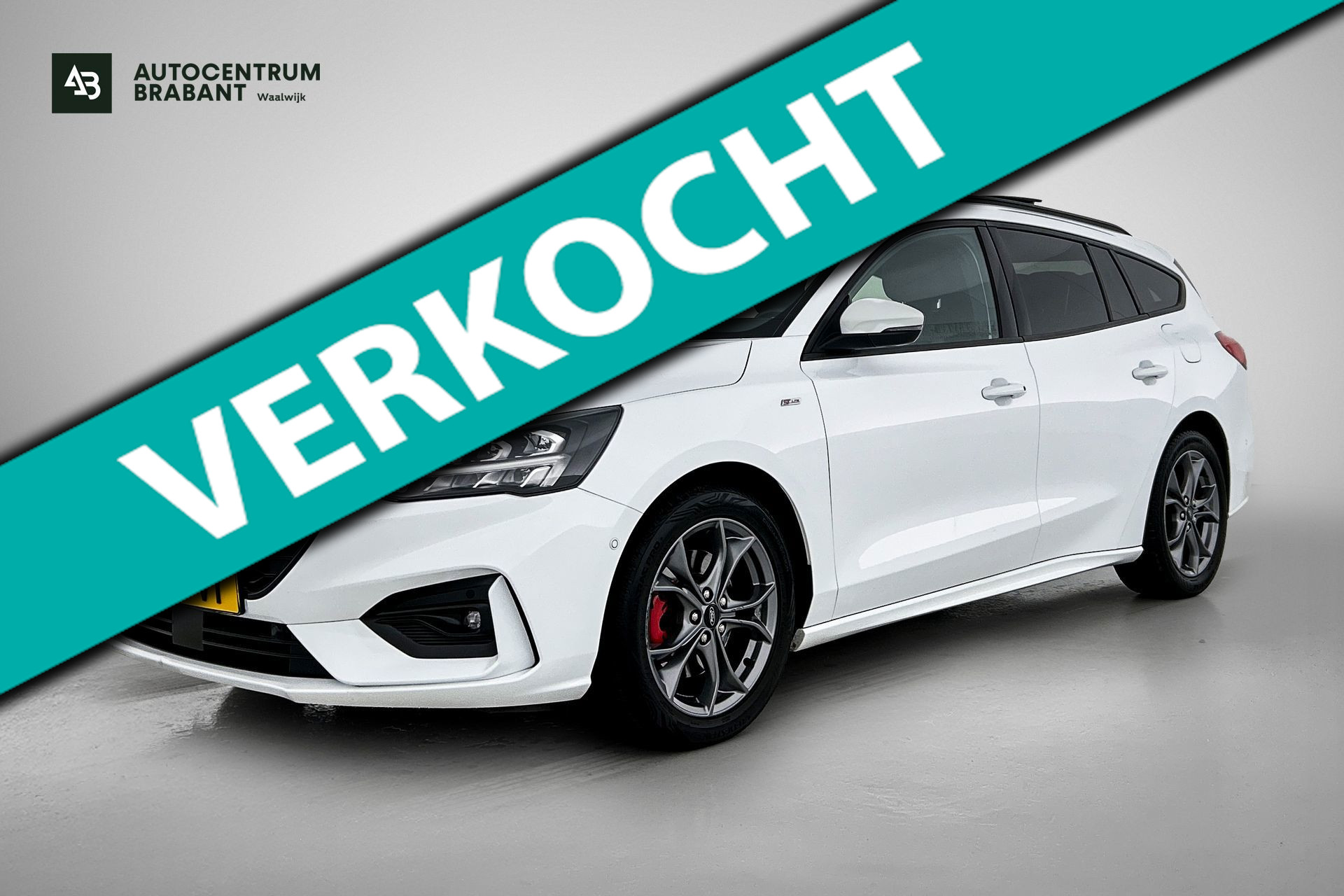 Ford Focus 1.5 EcoBoost ST-Line (Goed OnderH, Panoramadak, Camera, StoelV, Navi, Lane Assist, Active Cruise, Etc) 2021 - voorkant