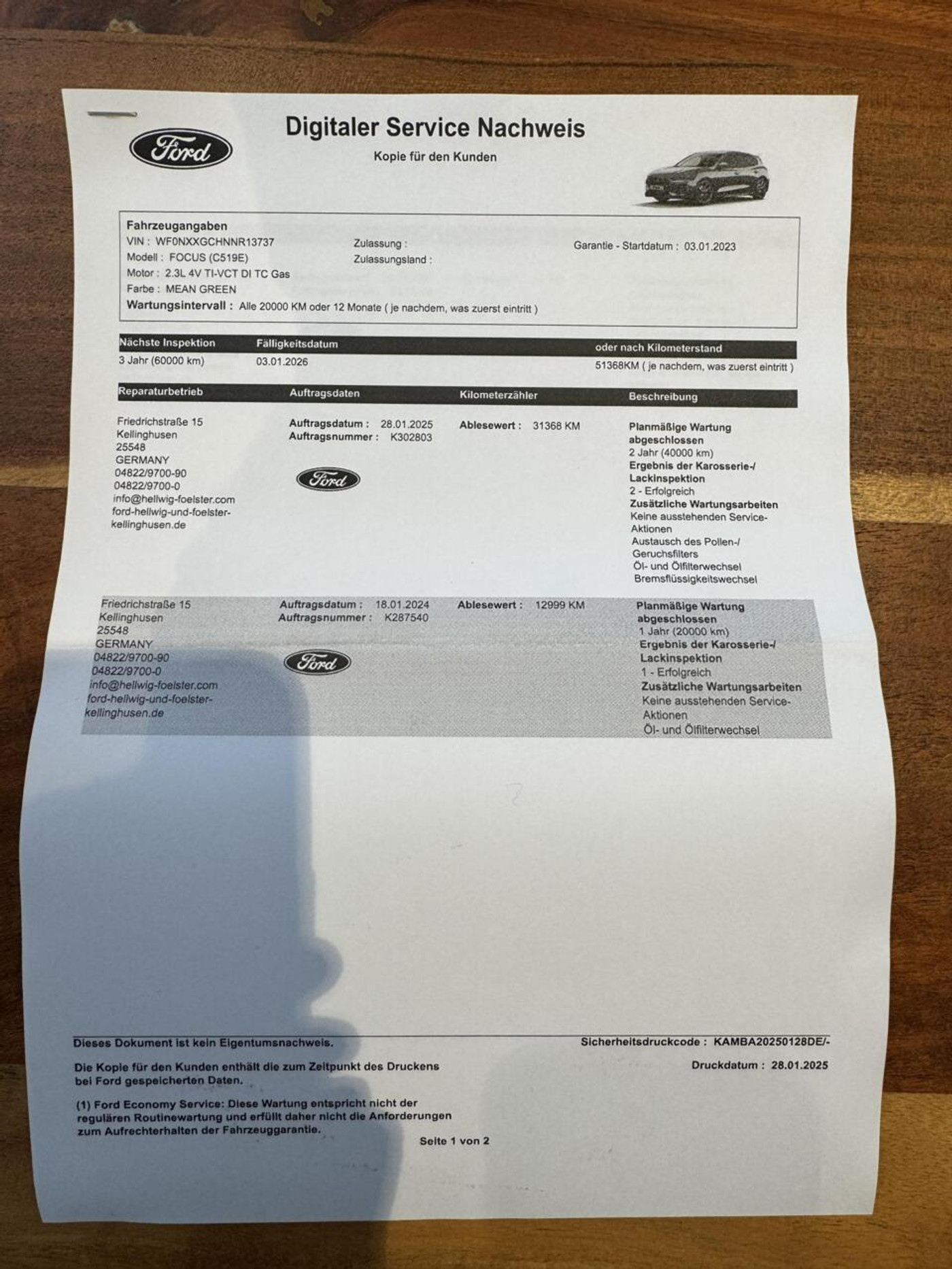 Foto van Ford Focus