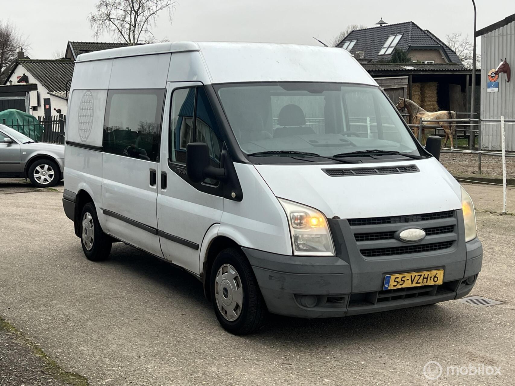 Ford Transit 280m Van LR 115dpf 4.36 280M 2.2 TDCI L2H2 Dubbelcabine 2009 - voorkant