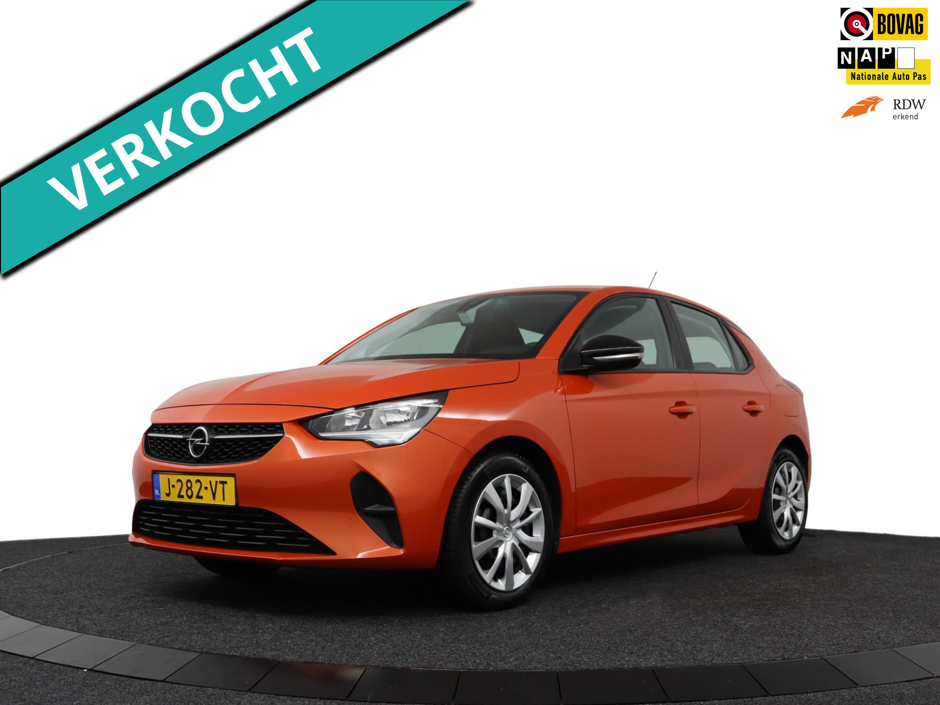 Opel Corsa 1.2 T 101pk Edition Trekhaak/Carplay/Airco/Riem vv 2020 - voorkant