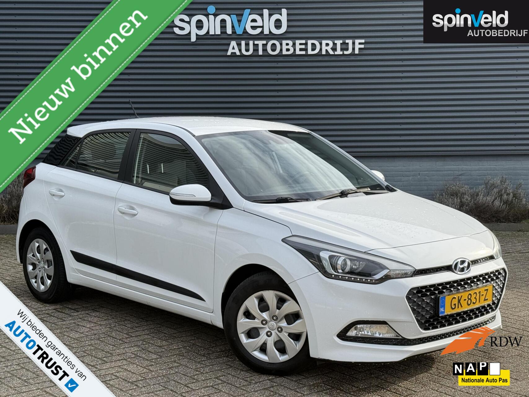 Hyundai I20 1.2 HP i-Motion Comfort BJ`15 Climate Airco Cruise 2015 - voorkant