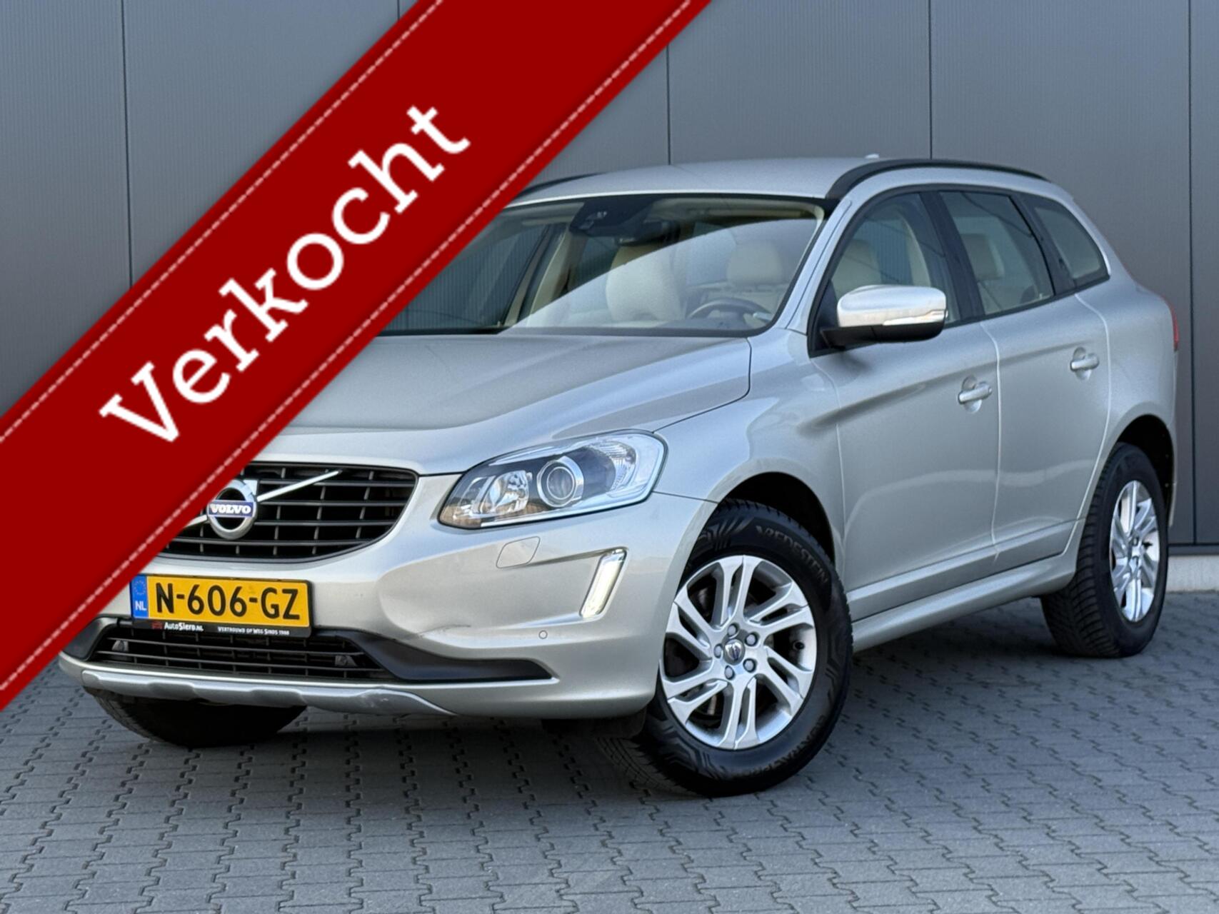 Volvo Xc60 2.0 D3 Polar+ Leder - Xenon - Goed Onderhouden - Navi - Trekhaak 2017 - voorkant