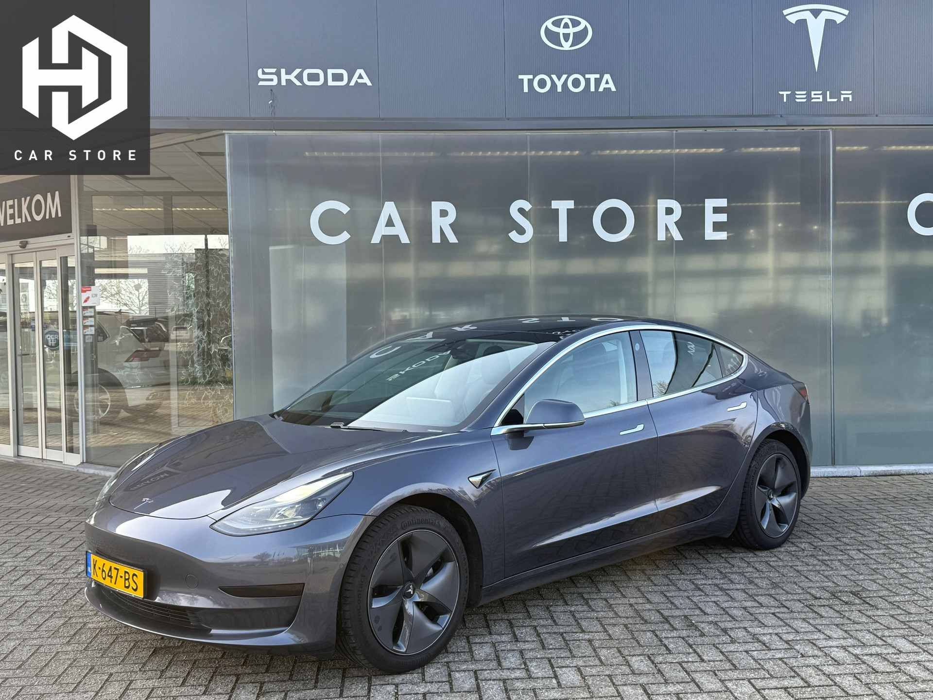 Tesla Model 3 Standard RWD Plus 60 kWh 92% SOH Autopilot 2020 - voorkant