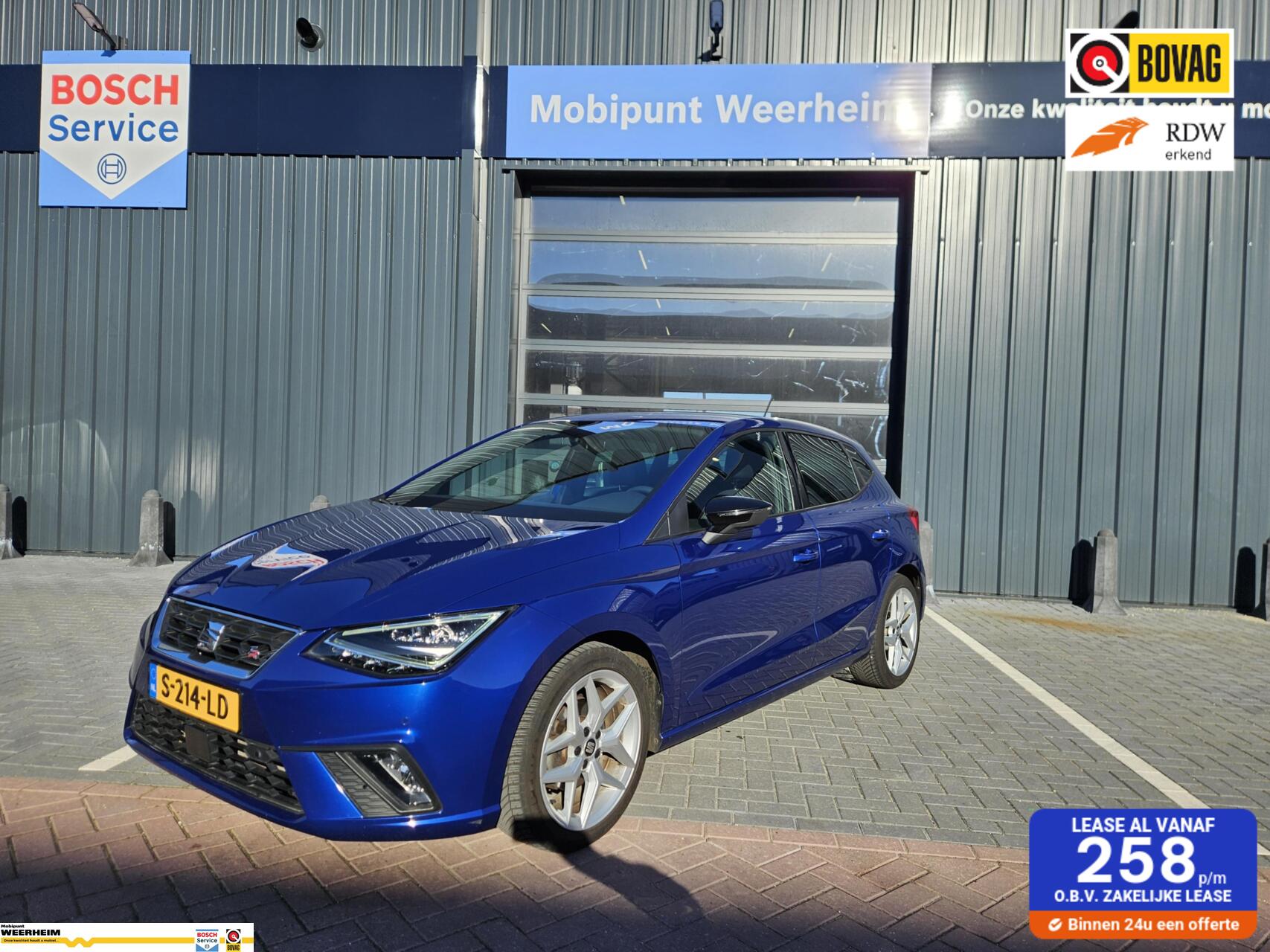 Seat Ibiza 1.0 TSI FR Business Intense Plus DSG, virtual cockpit 2021 - voorkant