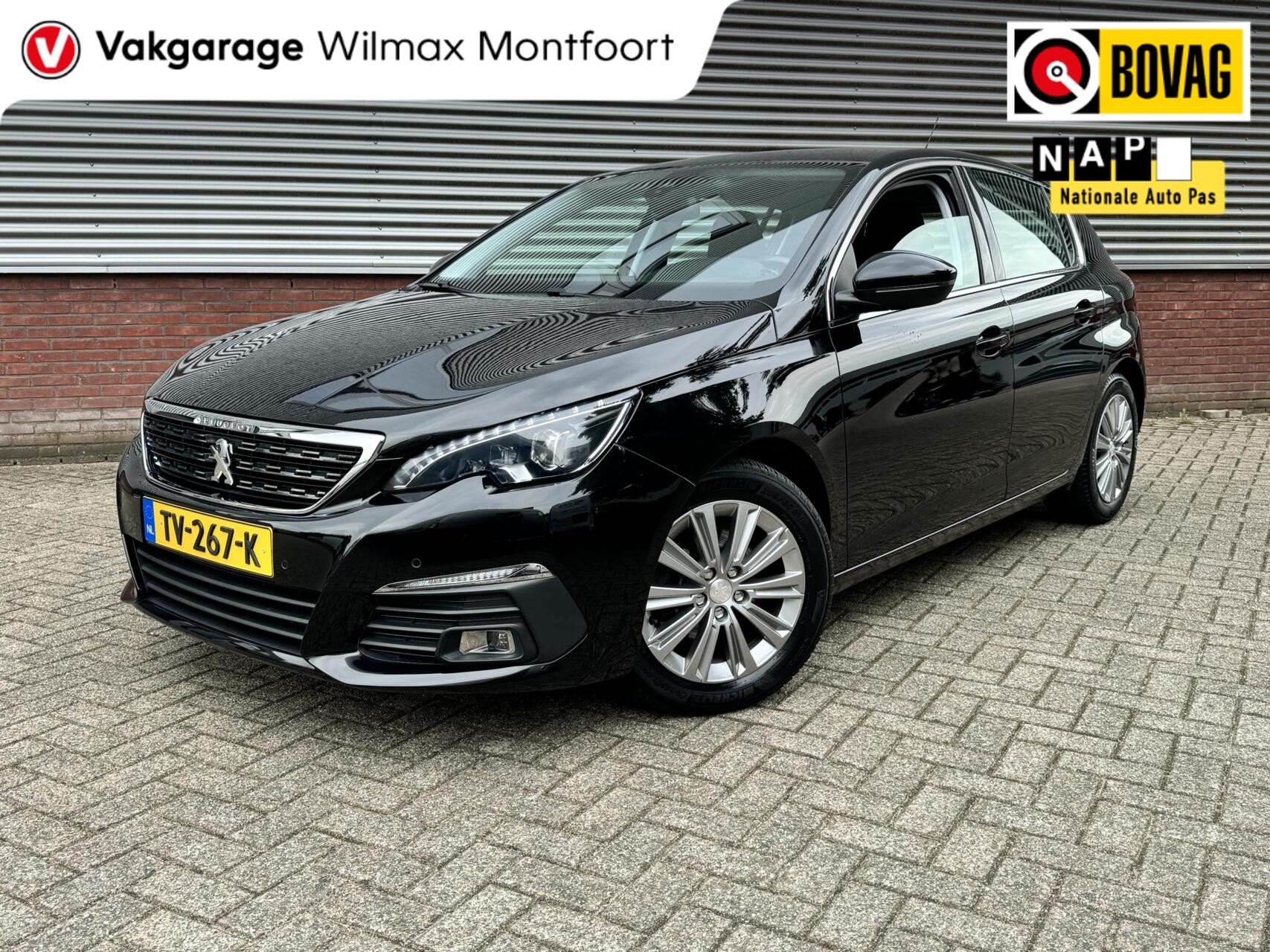 Peugeot 308 1.2 PureTech Allure|Automaat|Navi|Camera 360|Apple-Android Carplay|Parkeersensoren V+A|Lane Detecie 2018 - voorkant