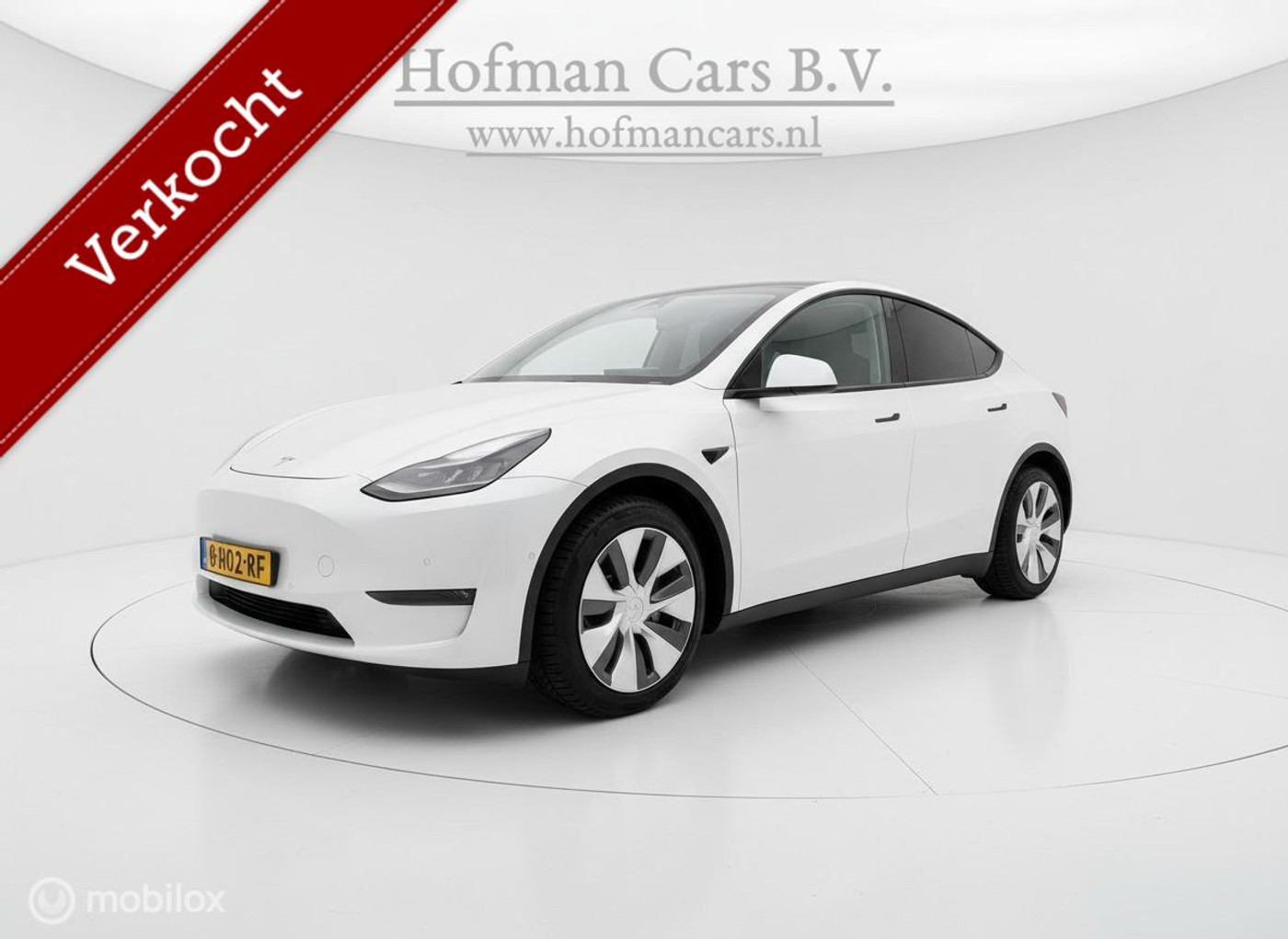 Tesla Model Y SOH 90% Long Range AWD 75 kWh TREKHAAK Warmtepomp 2021 - voorkant