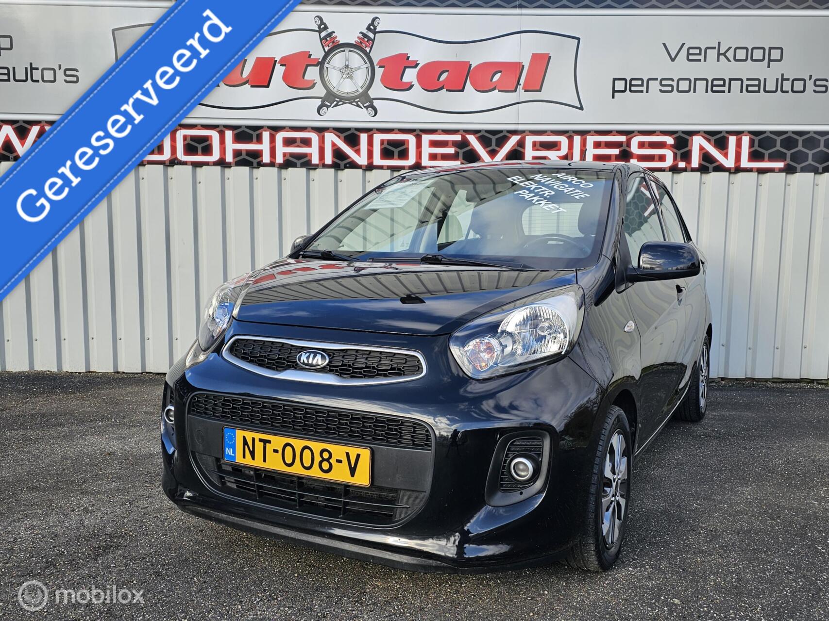 Kia Picanto 1.0 CVVT EconomyPlusLineNavigator I Camera I Navi I NAP 2017 - voorkant