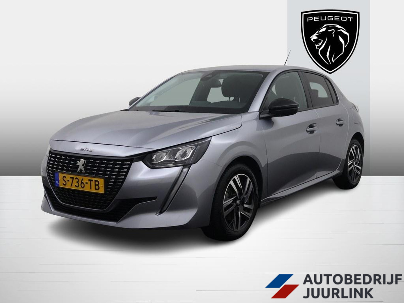 Peugeot 208 1.2T 100pk Allure  Nav/Ecc/Led 2023 - voorkant