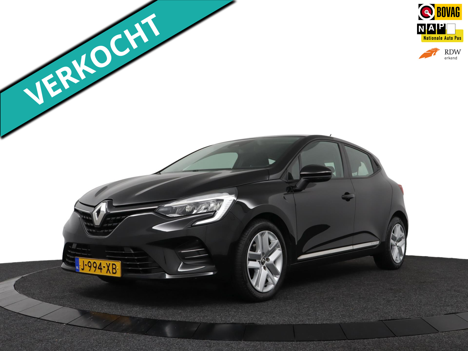 Renault Clio 1.0 TCe Bi-Fuel Zen 100pk Carplay/DAB/LED/G3 LPG Af fabriek 2020 - voorkant