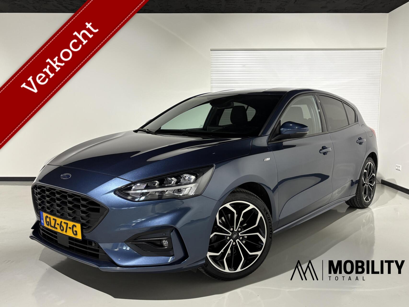 Ford Focus 1.0 EcoBoost ST Line X 125pk AUTOMAAT|HUD|B&O|WINTER PACK|18 INCH|CAMERA|SIDE ASSIST| 2021 - voorkant