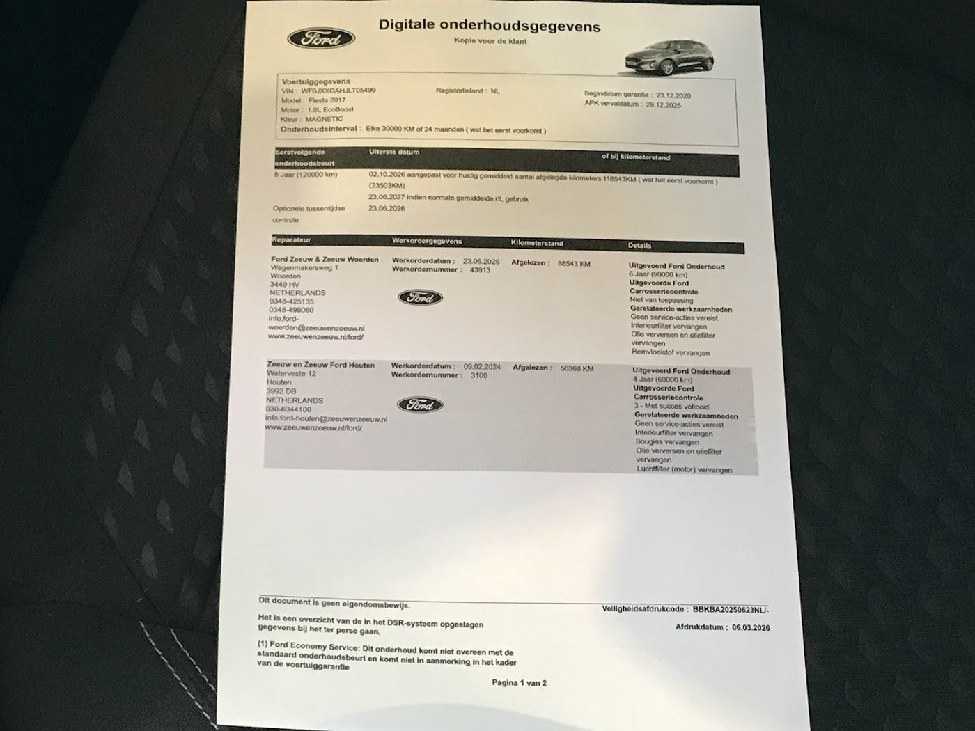 Foto van Ford Fiesta